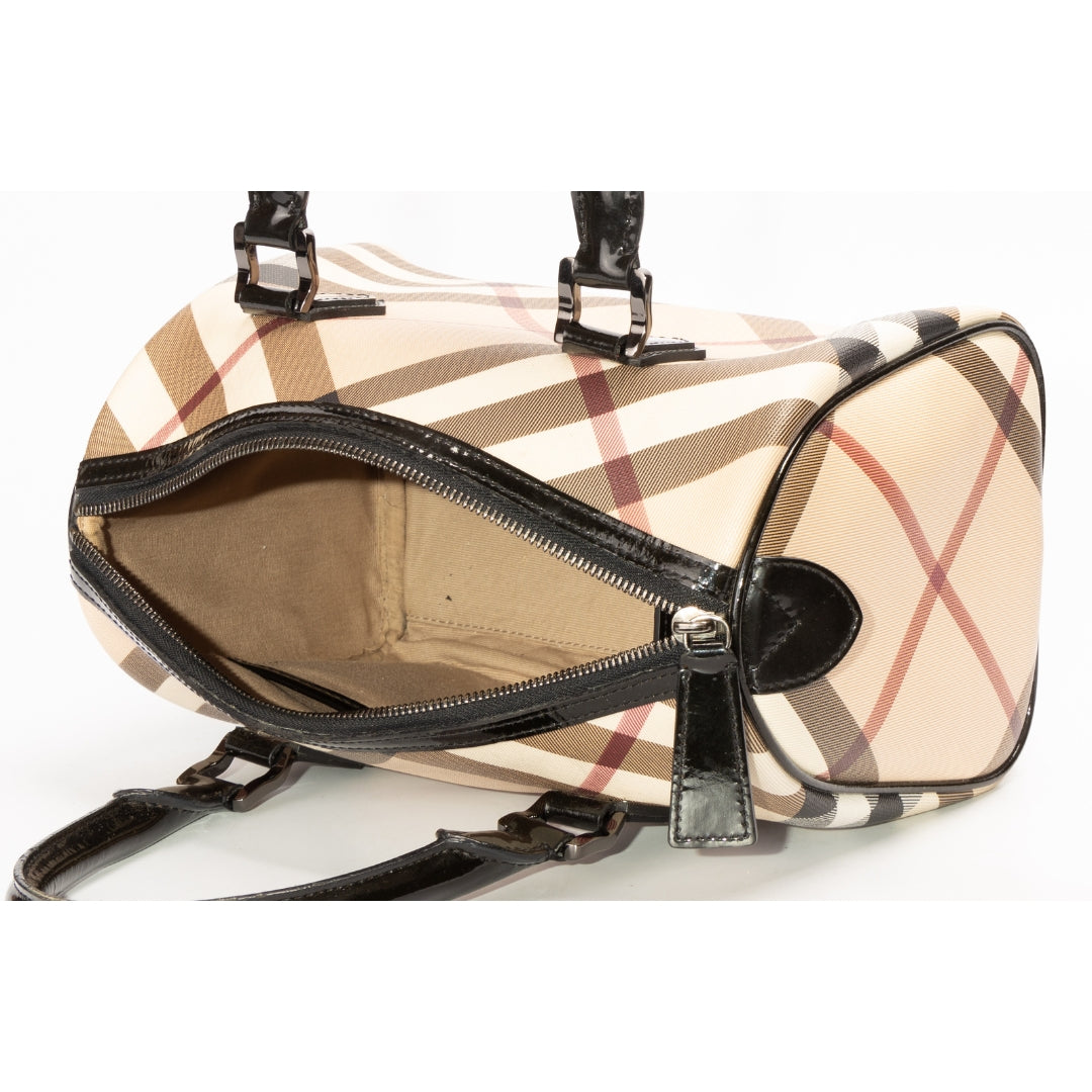 Burberry Nova Check Bowling Bag