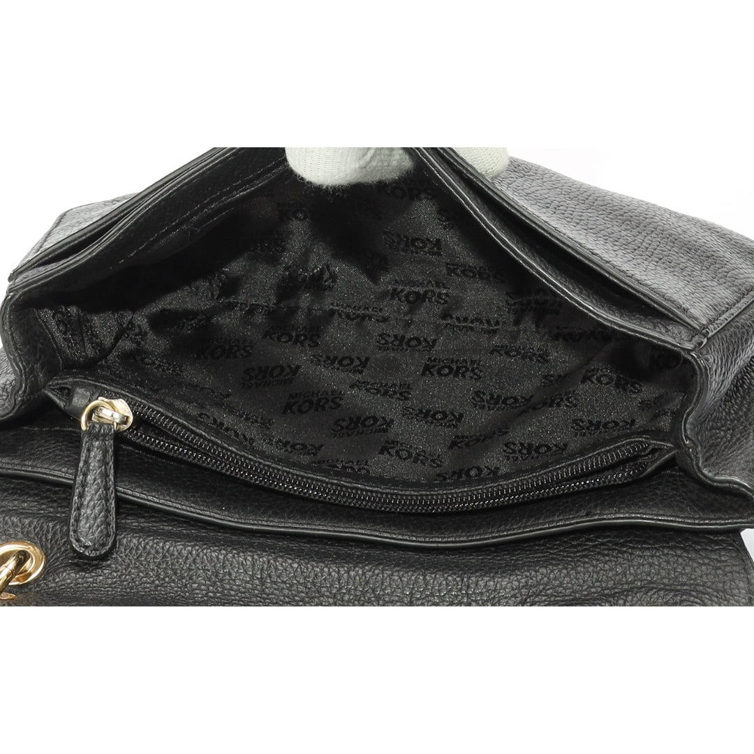 Michael Kors Black Samira Flap Crossbody Bag
