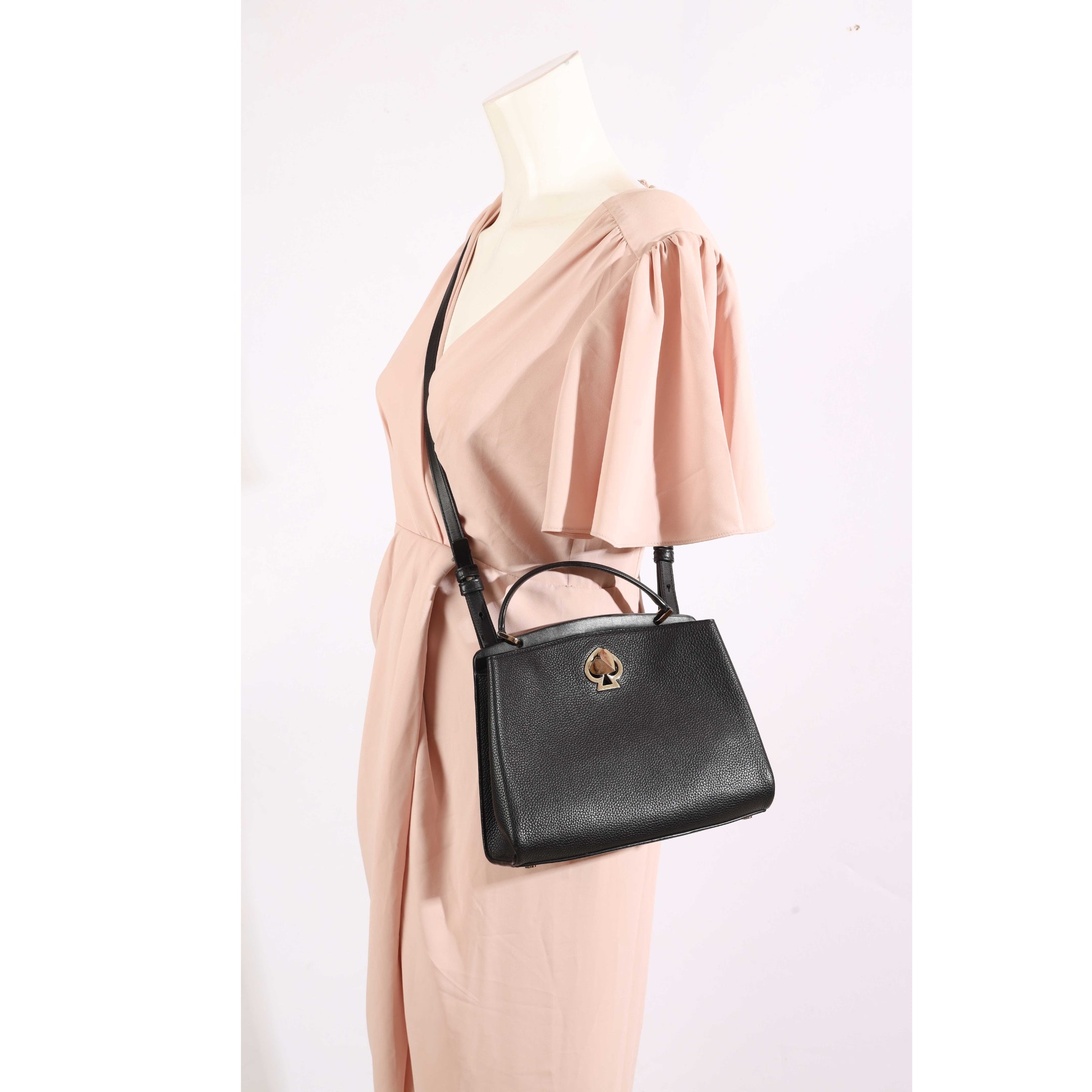 Kate Spade Black Romy Satchel Crossbody Bag