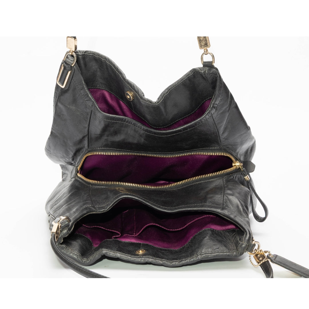Coach Black Madison Phoebe Shoulder Bag