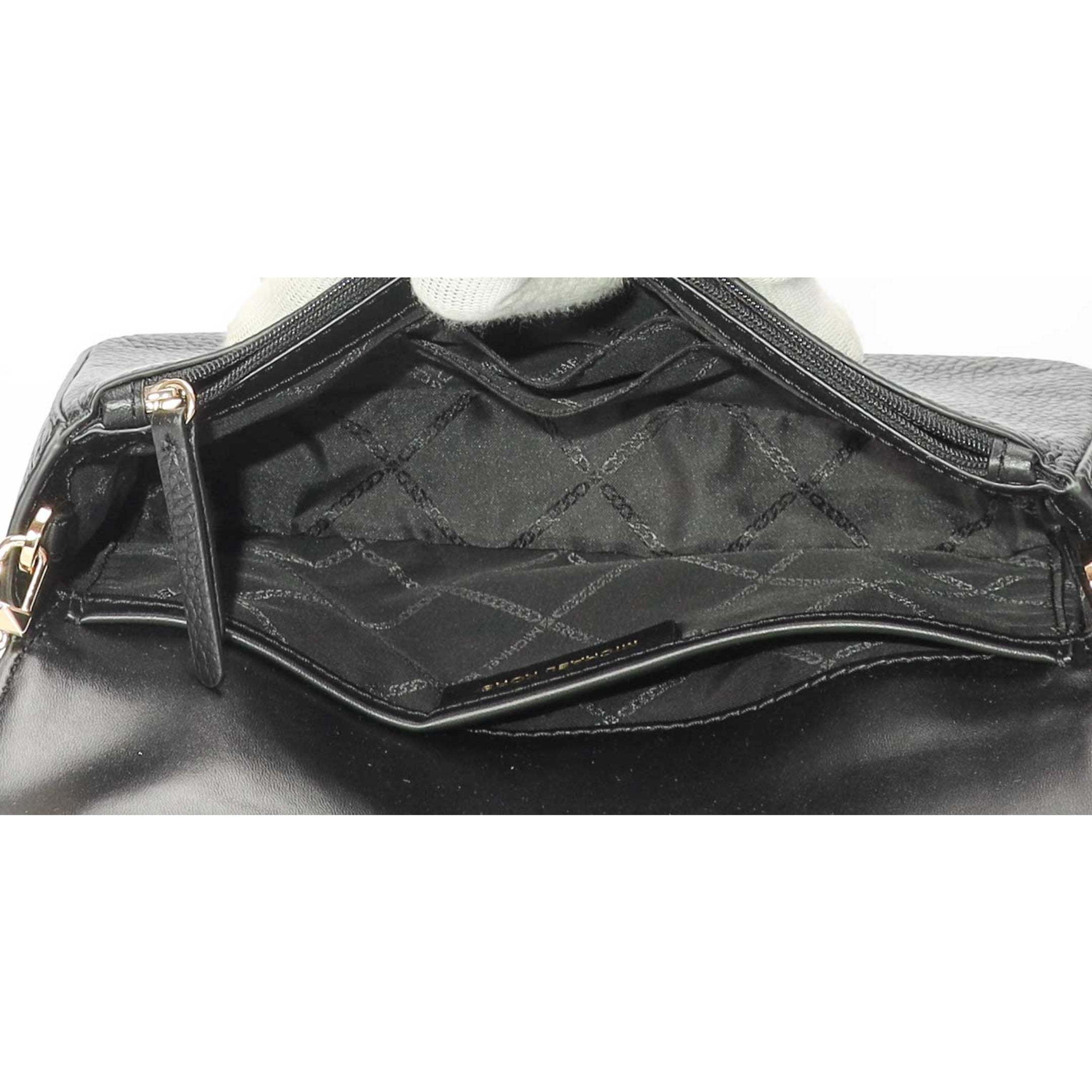 Michael Kors Izzy Black Chain Clutch