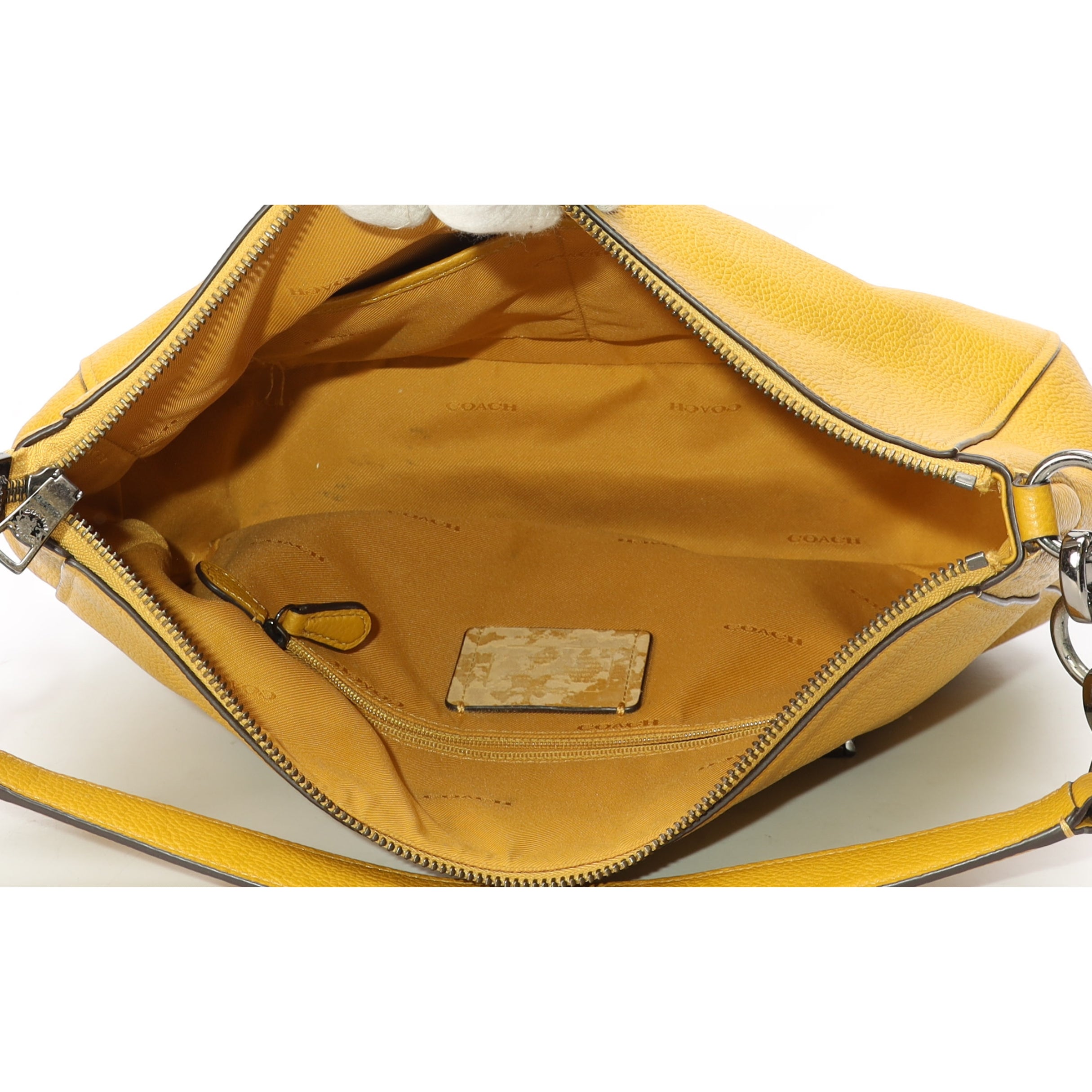 Coach Yellow Sutton Convertible Hobo Bag