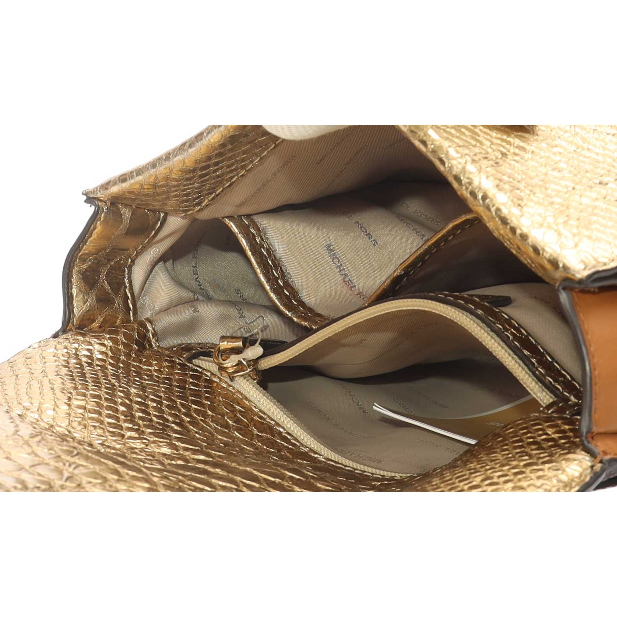 Michael Kors Tricolor Logo Kinsley Satchel