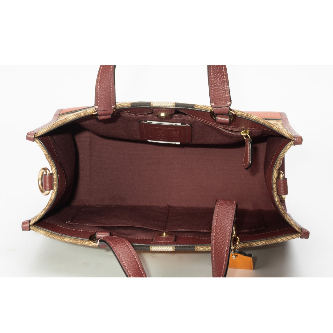 Coach Dempsey Carryall Bag In Signature Jacquard