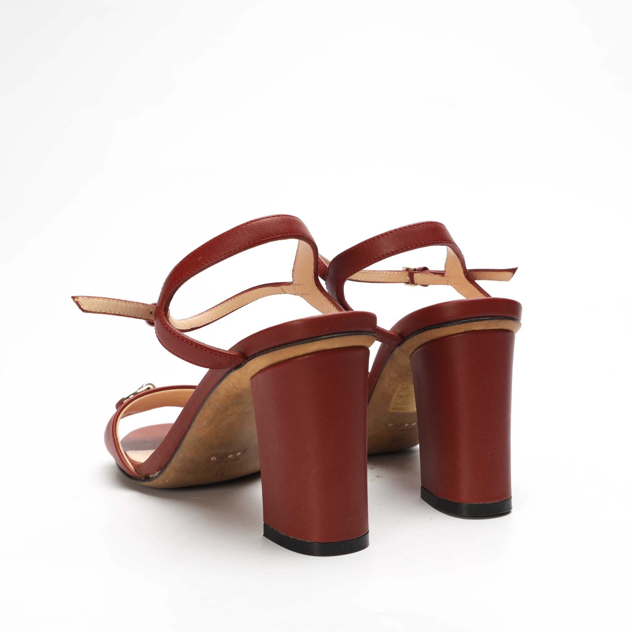 Gucci Horsebit Block Heels Sandals