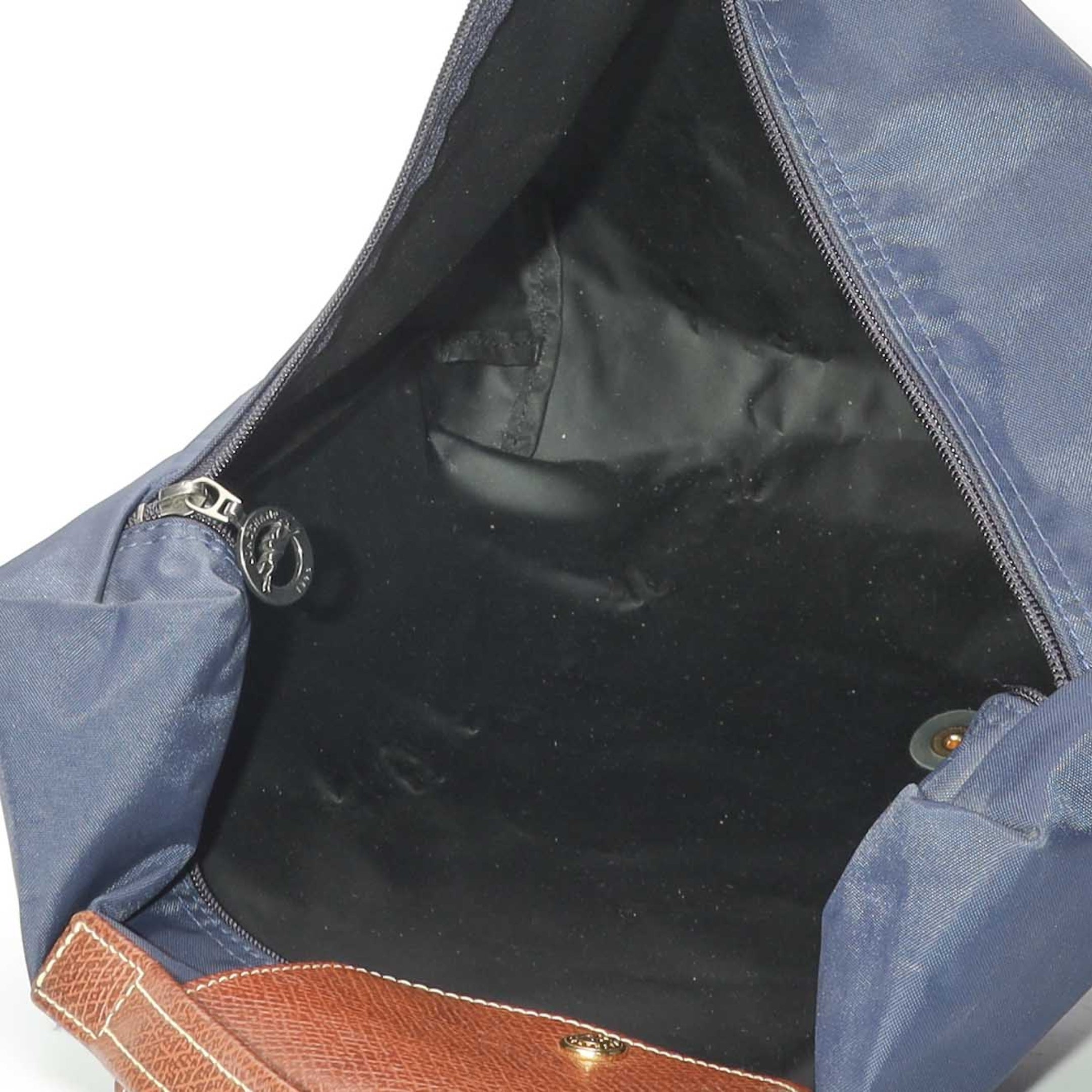 Longchamp Le Pliage Navy Foldable Briefcase