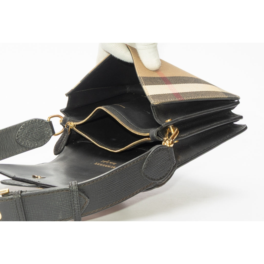 Burberry Madison Buckle Flap Shoulder Bag