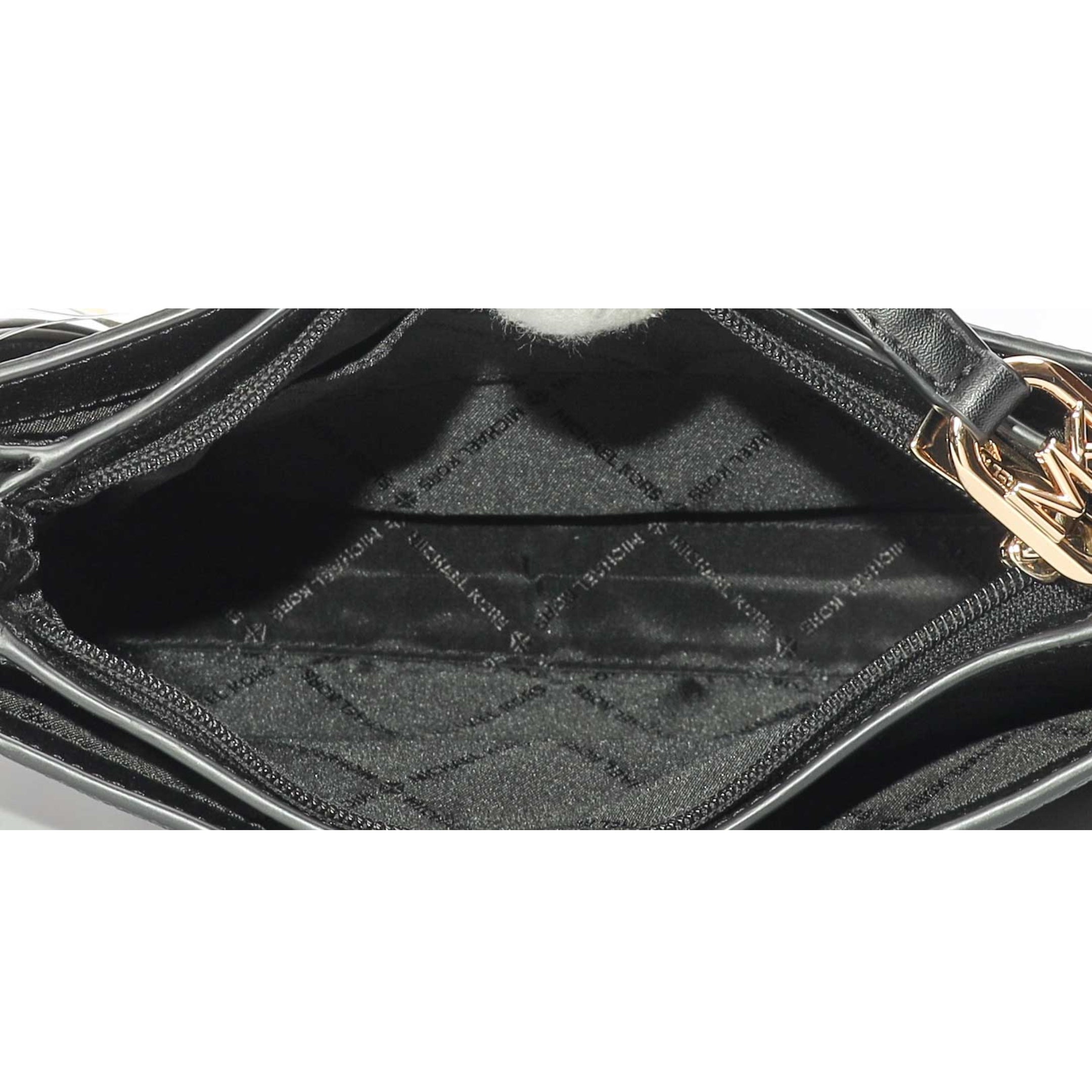 Michael Kors Black Trisha Cross Body Bag