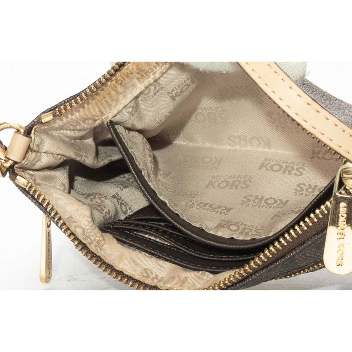 Michael Kors Jet Set Brown Wristlet