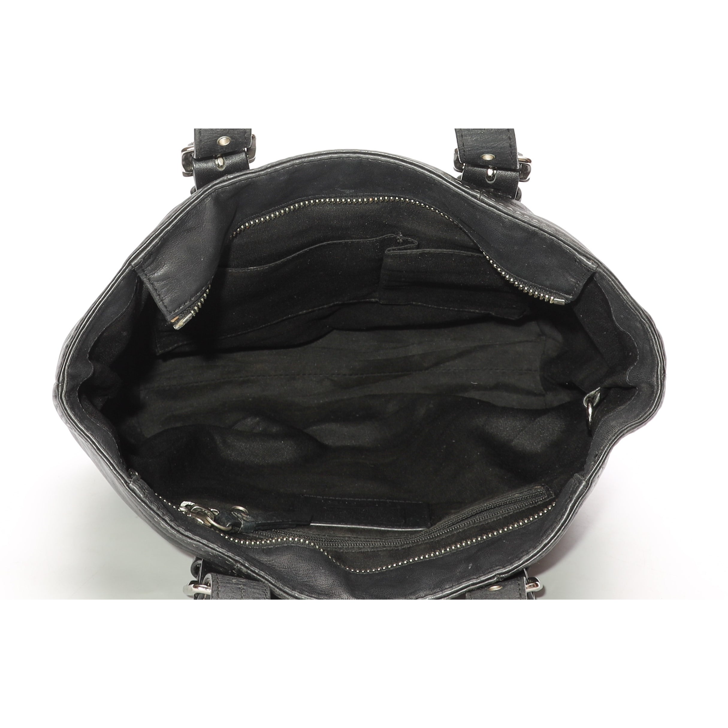 Coach Black Hampton Tote