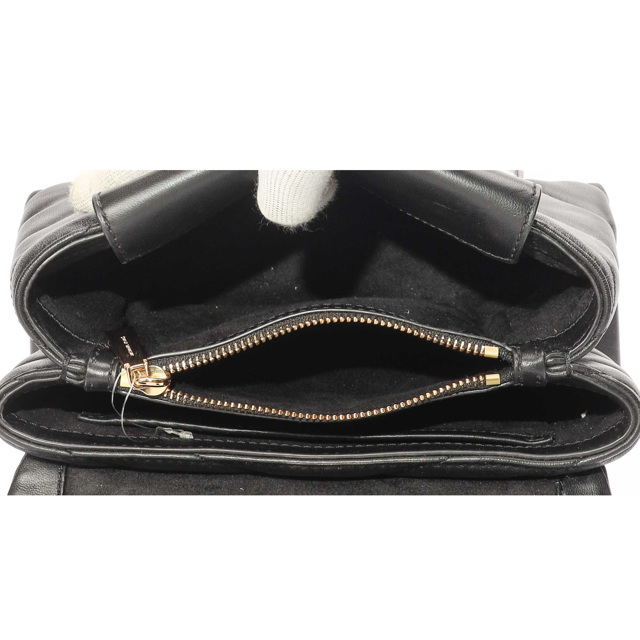 Michael Kors Black Quilted Cece Shoulder Bag