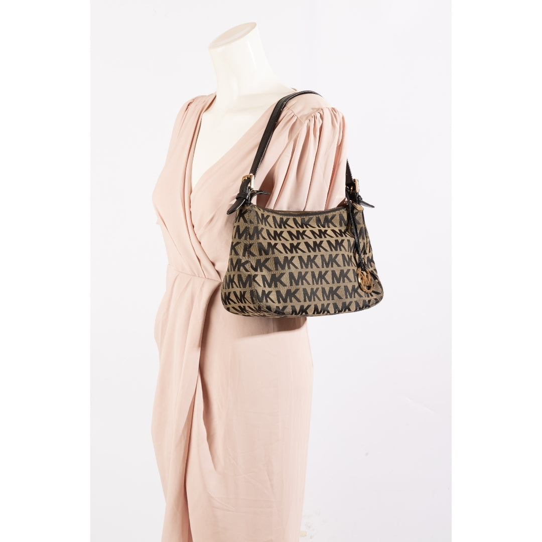 Michael Kors Signature Canvas Shoulder Bag