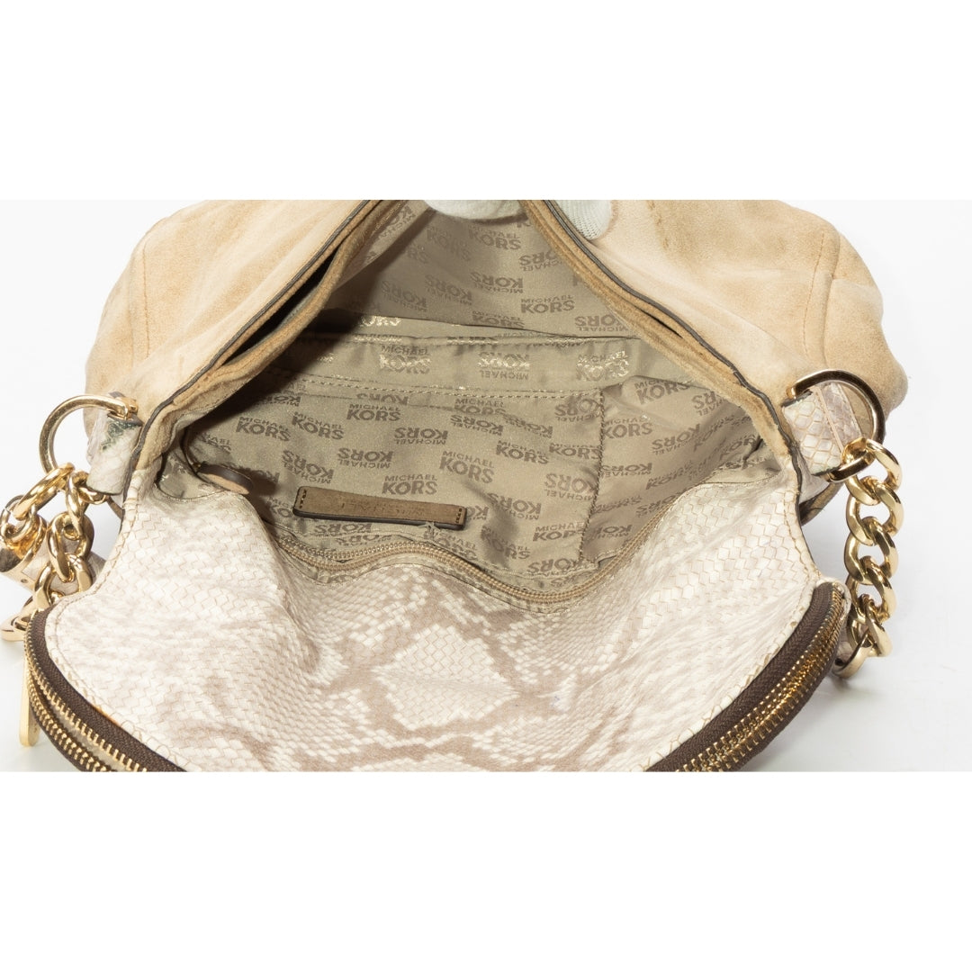 Michael Kors Convertible Bedford Suede Shoulder Bag