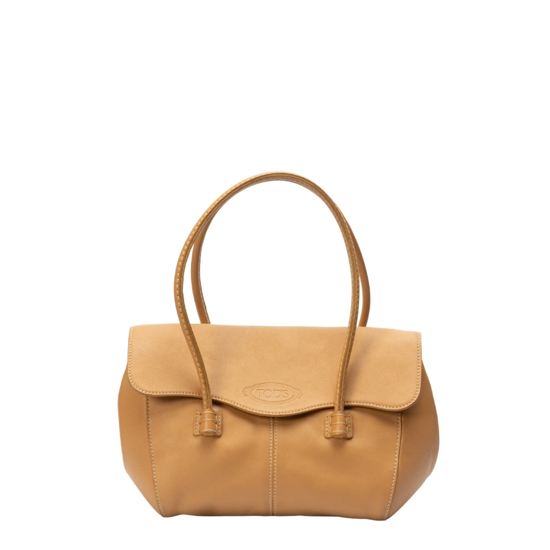 Tod's Beige Leather Satchel