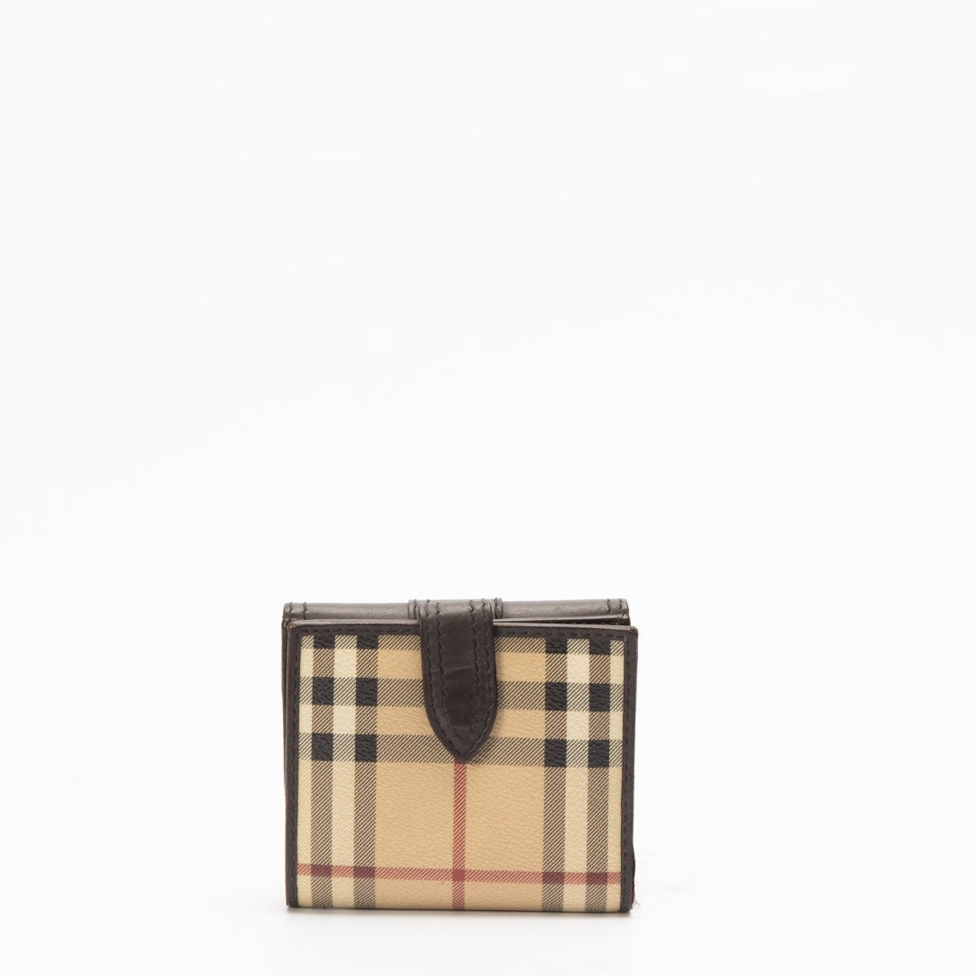 Burberry Haymarket Check Bifold Wallet