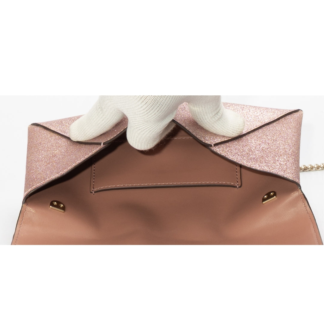 Kate Spade Burgess Rose Court Chain Clutch