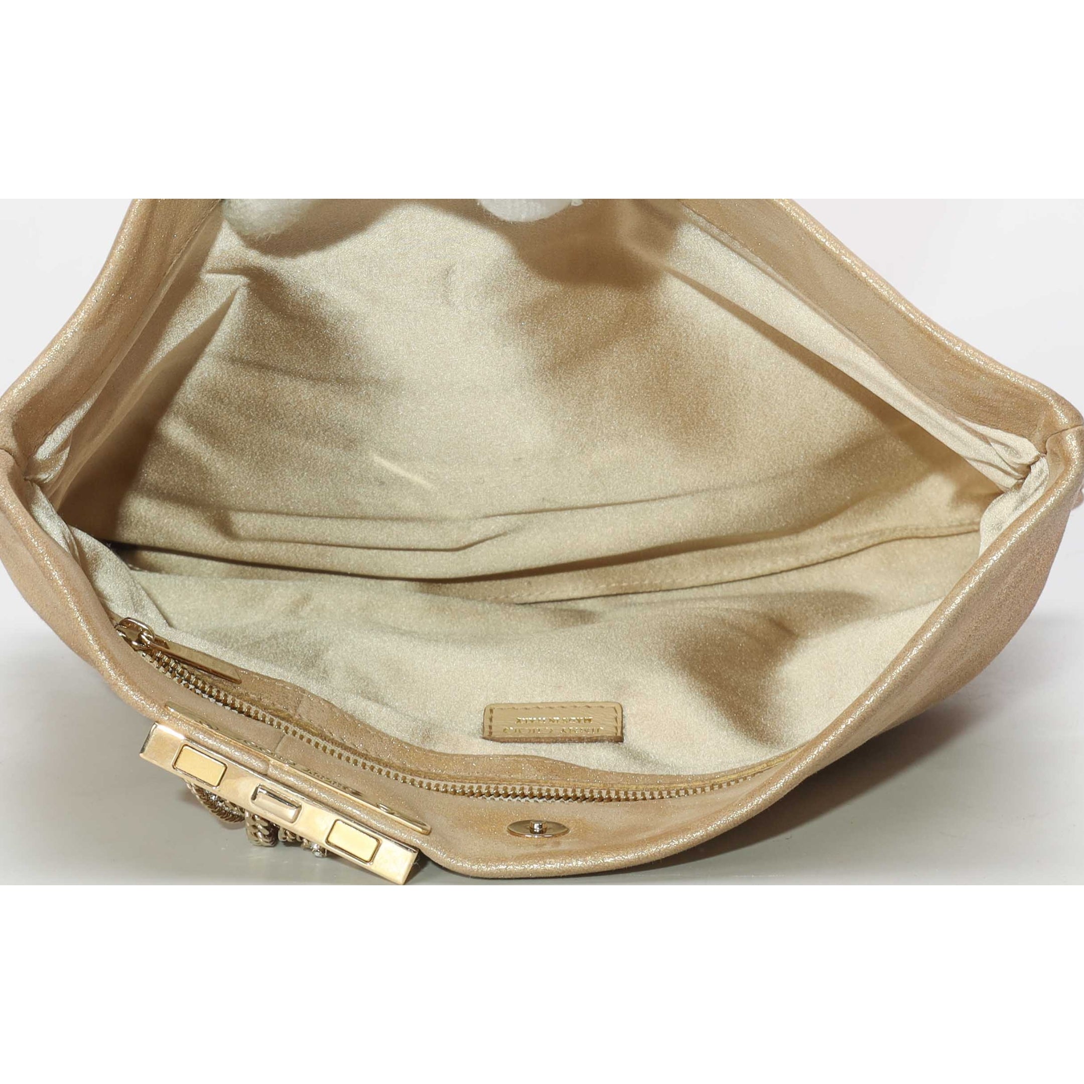 Jimmy Choo Metallic Clutch
