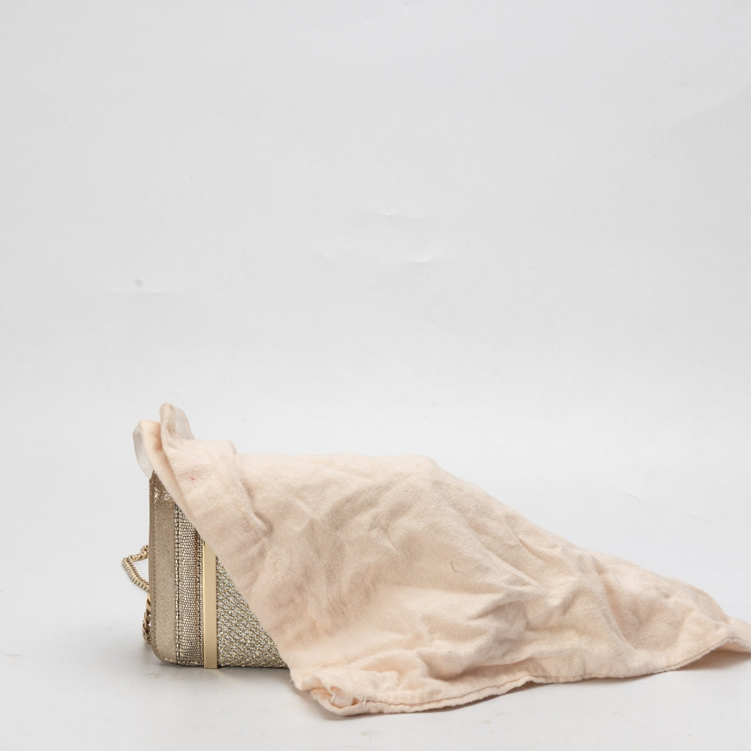 Jimmy Choo Gold Ava Crossbody Bag