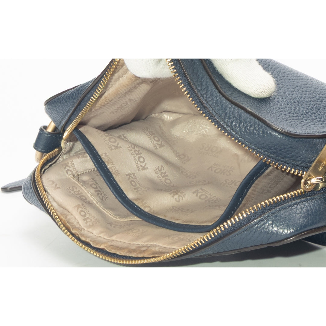 Michael Kors Blue Jet Set Studded Shoulder Bag