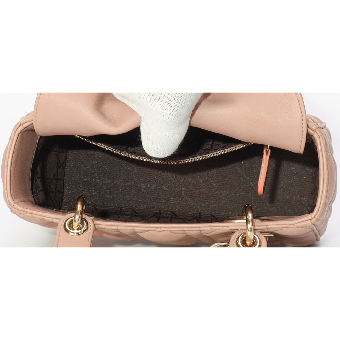 Dior Pink Mini Lady Dior Bag