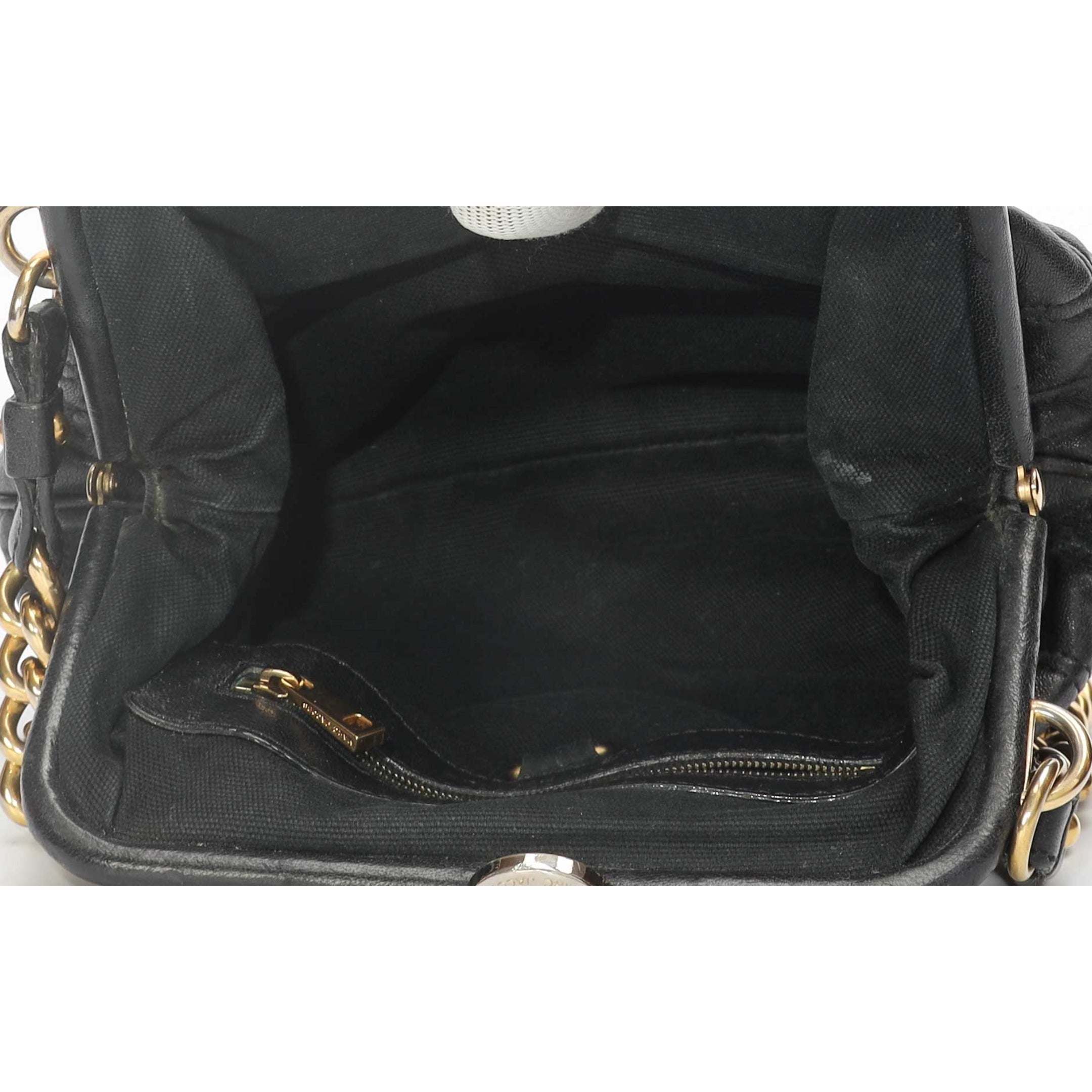 Marc Jacobs Black Quilted Stam Satchel