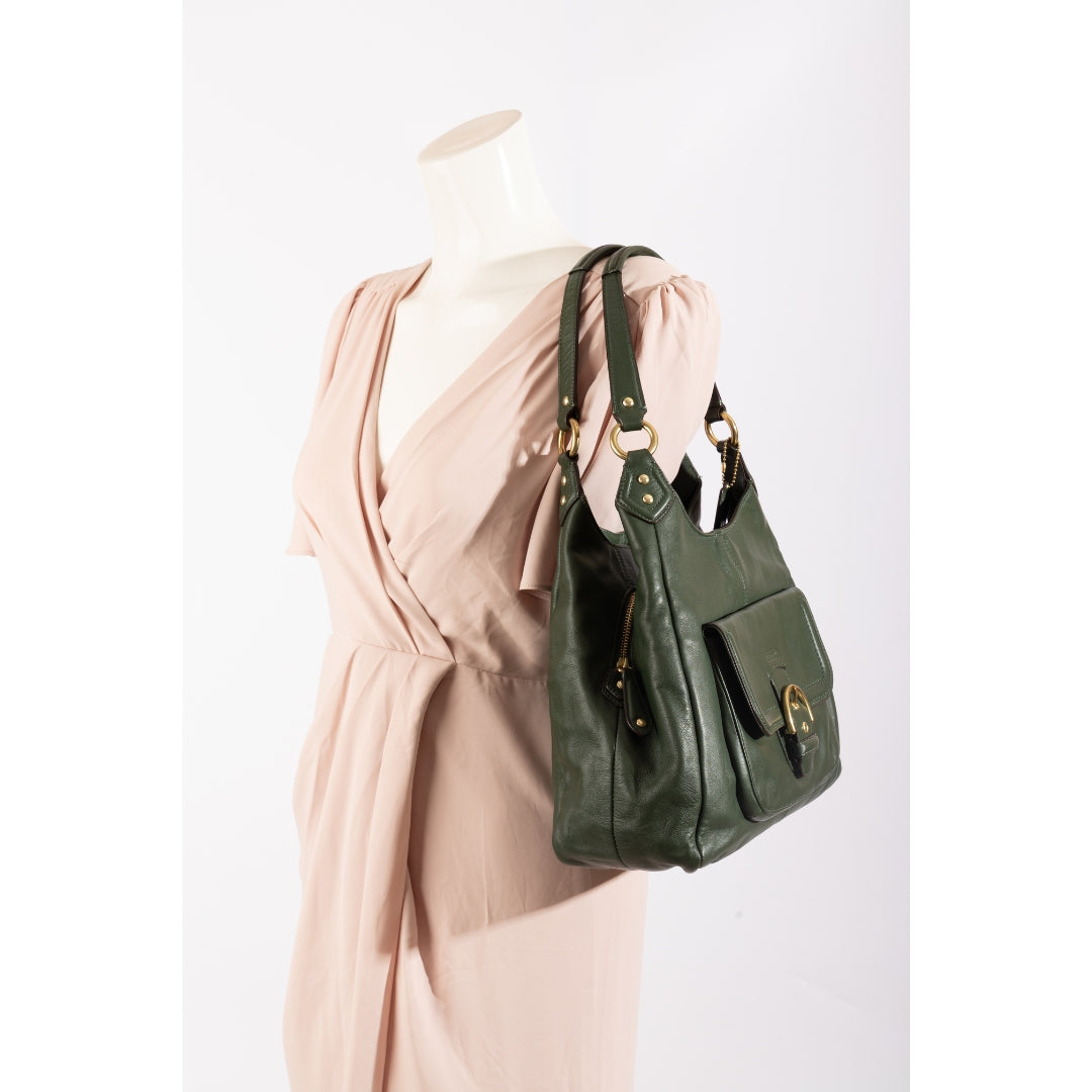 Coach Campbell Leather Hobo Bag