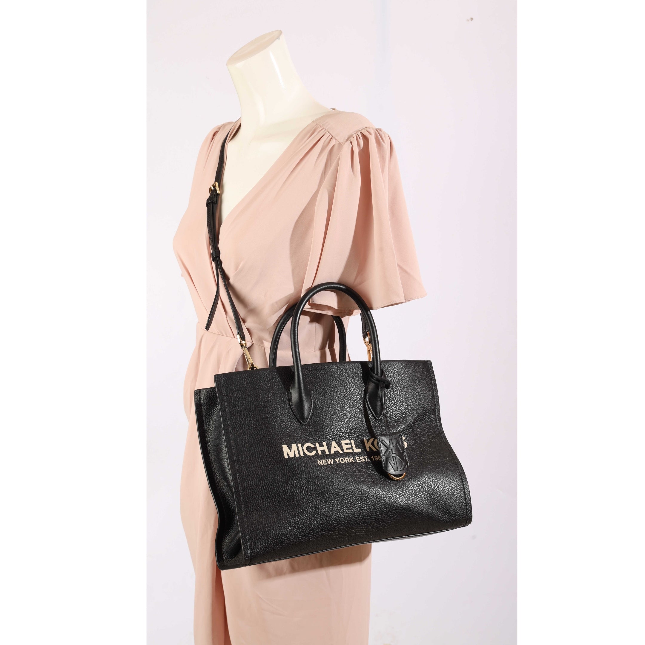 Michael Kors Mirella Medium Black Tote