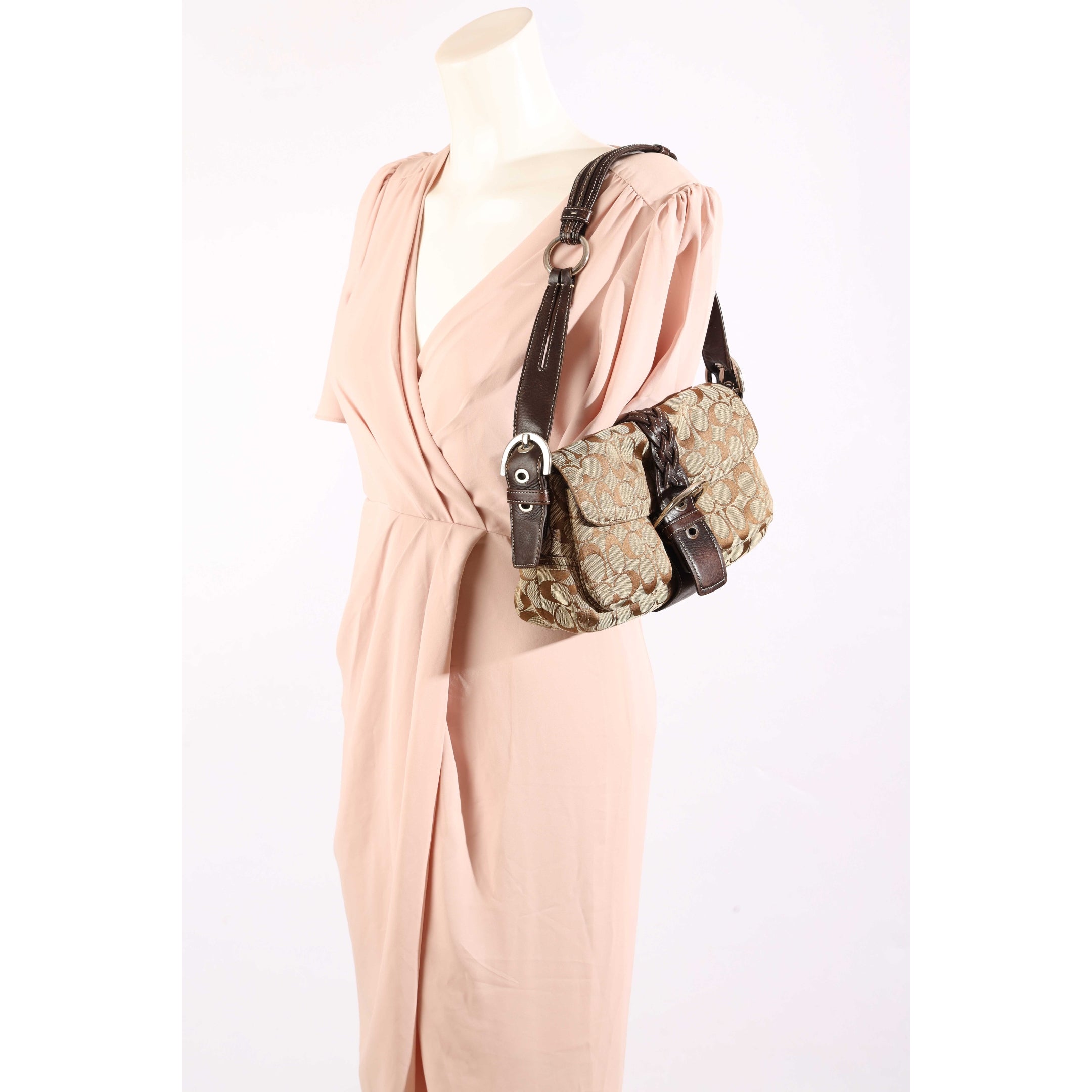 Coach Signature Canvas Soho Shoulder Bag