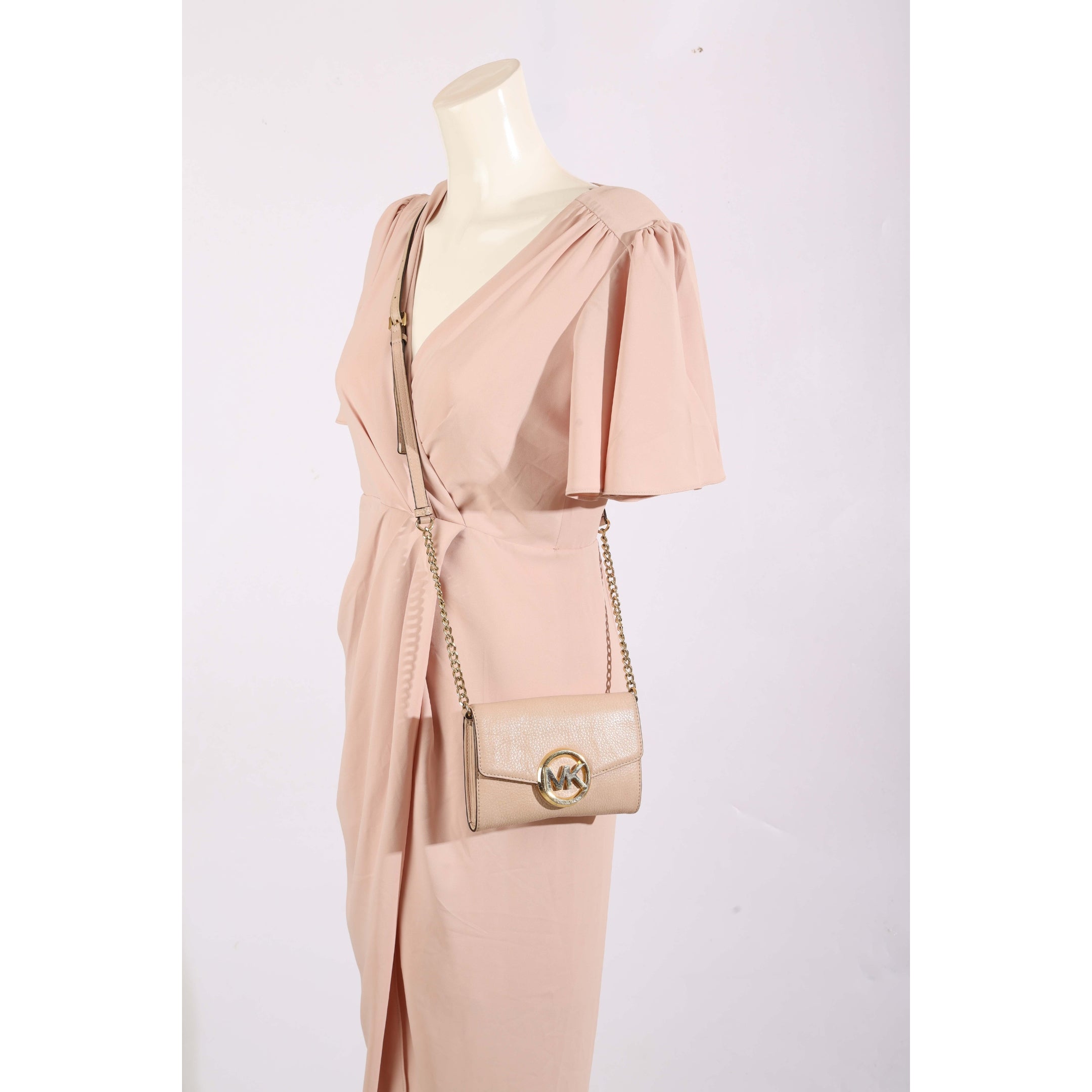 Michael Kors Pink Hudson Crossbody Bag