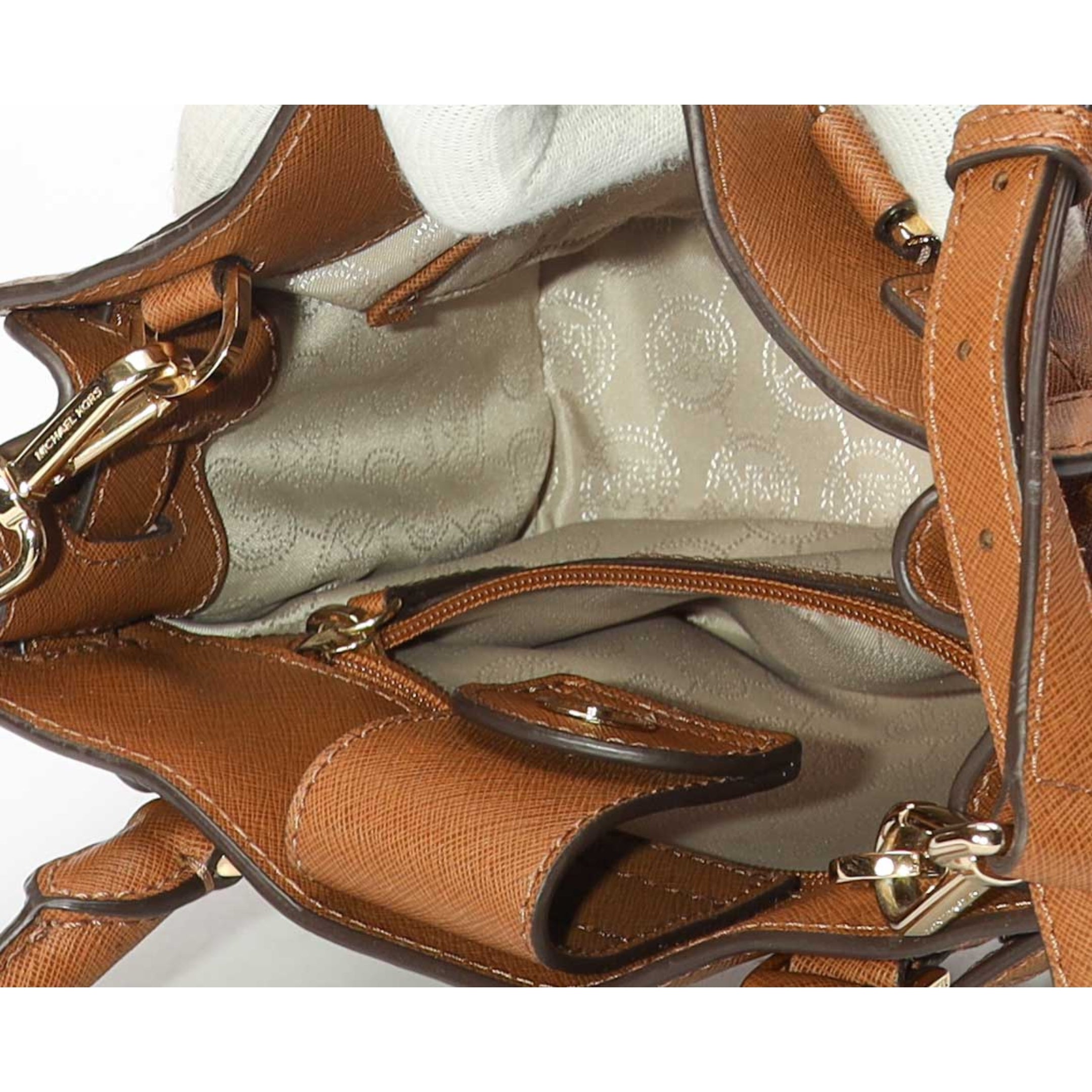 Michael Kors Brown Dillon Satchels