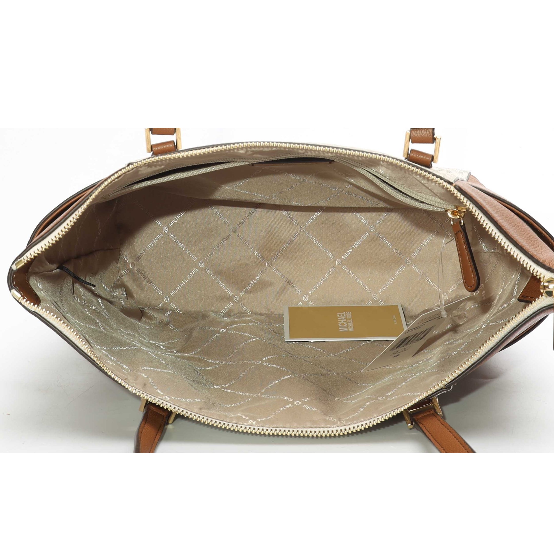 Michael Kors Charlotte Large Logo Vanilla Tote