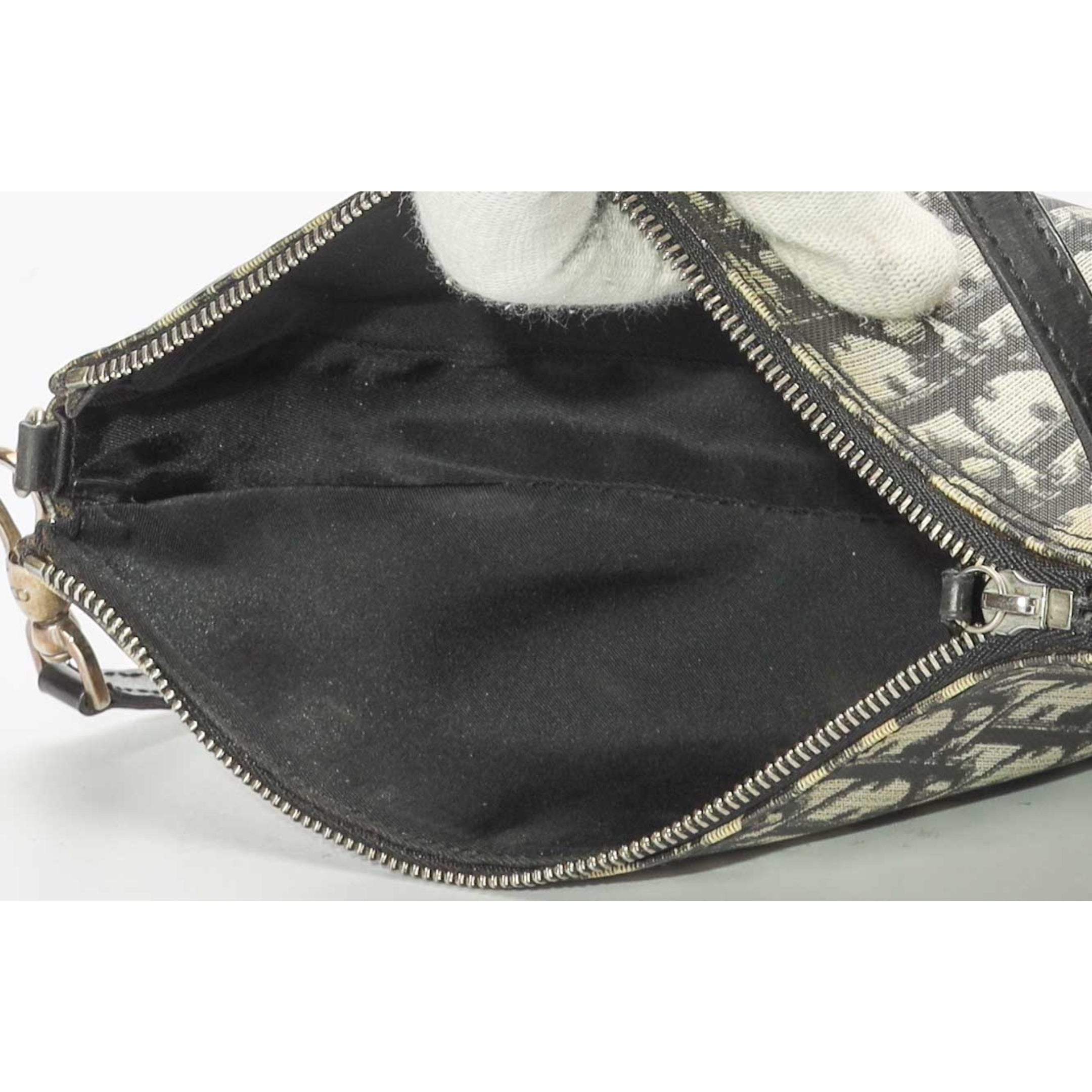 Dior Oblique Jacquard Saddle Rodeo Shoulder Bag