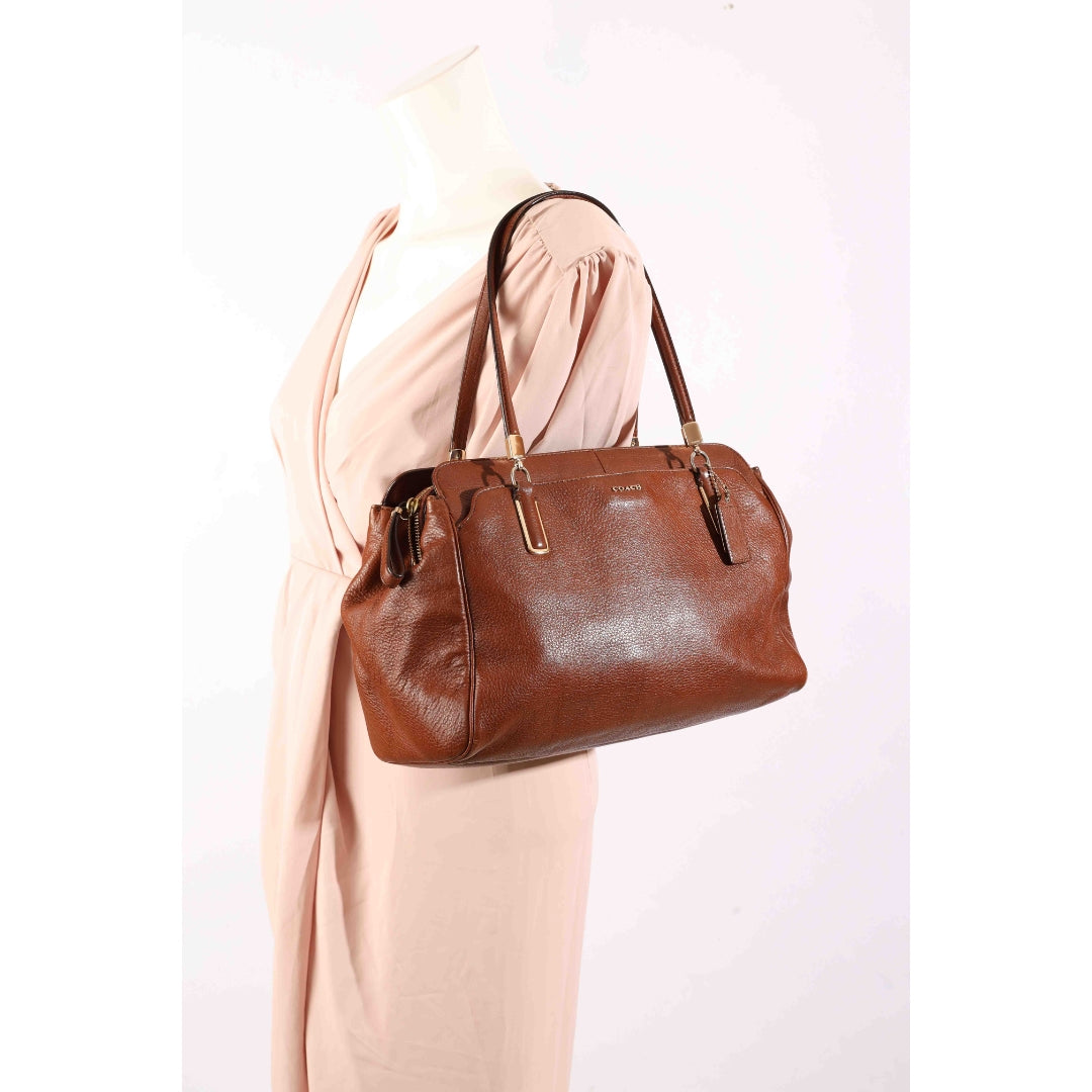 Coach Brown Madison Kimberly Carryall Tote