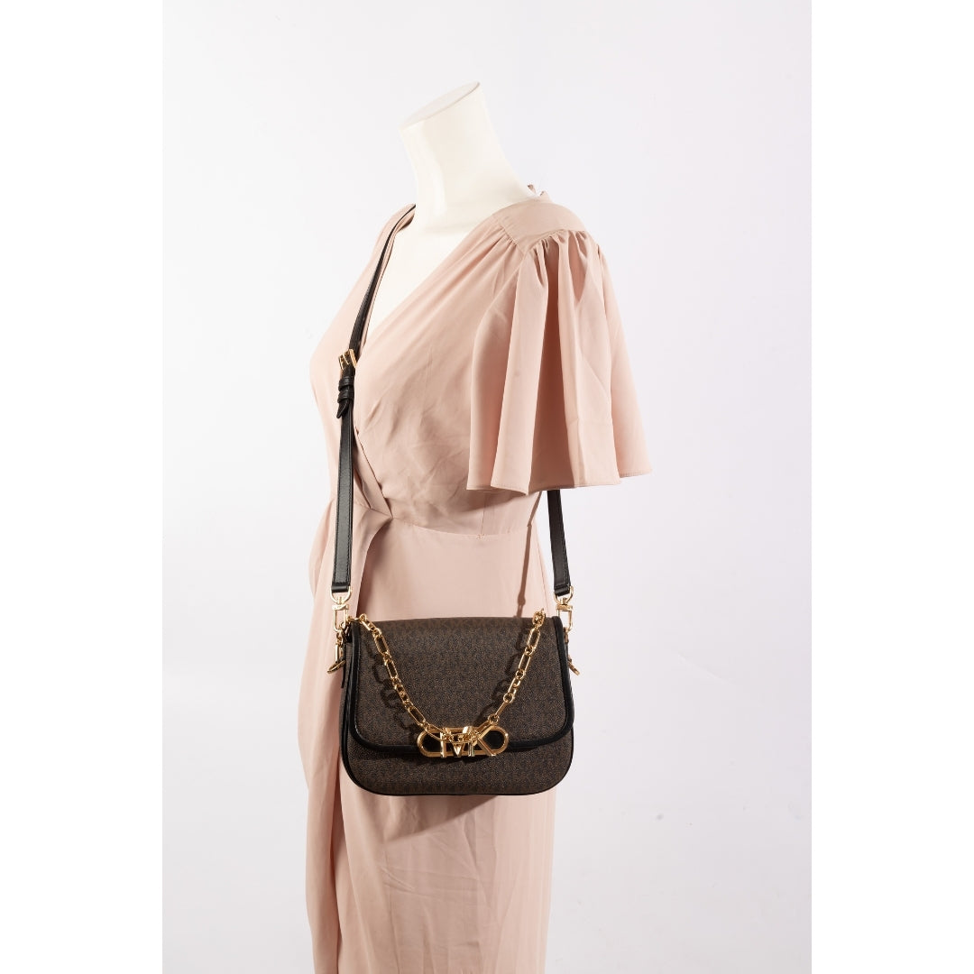Michael Kors Parker Medium Logo Messenger Bag