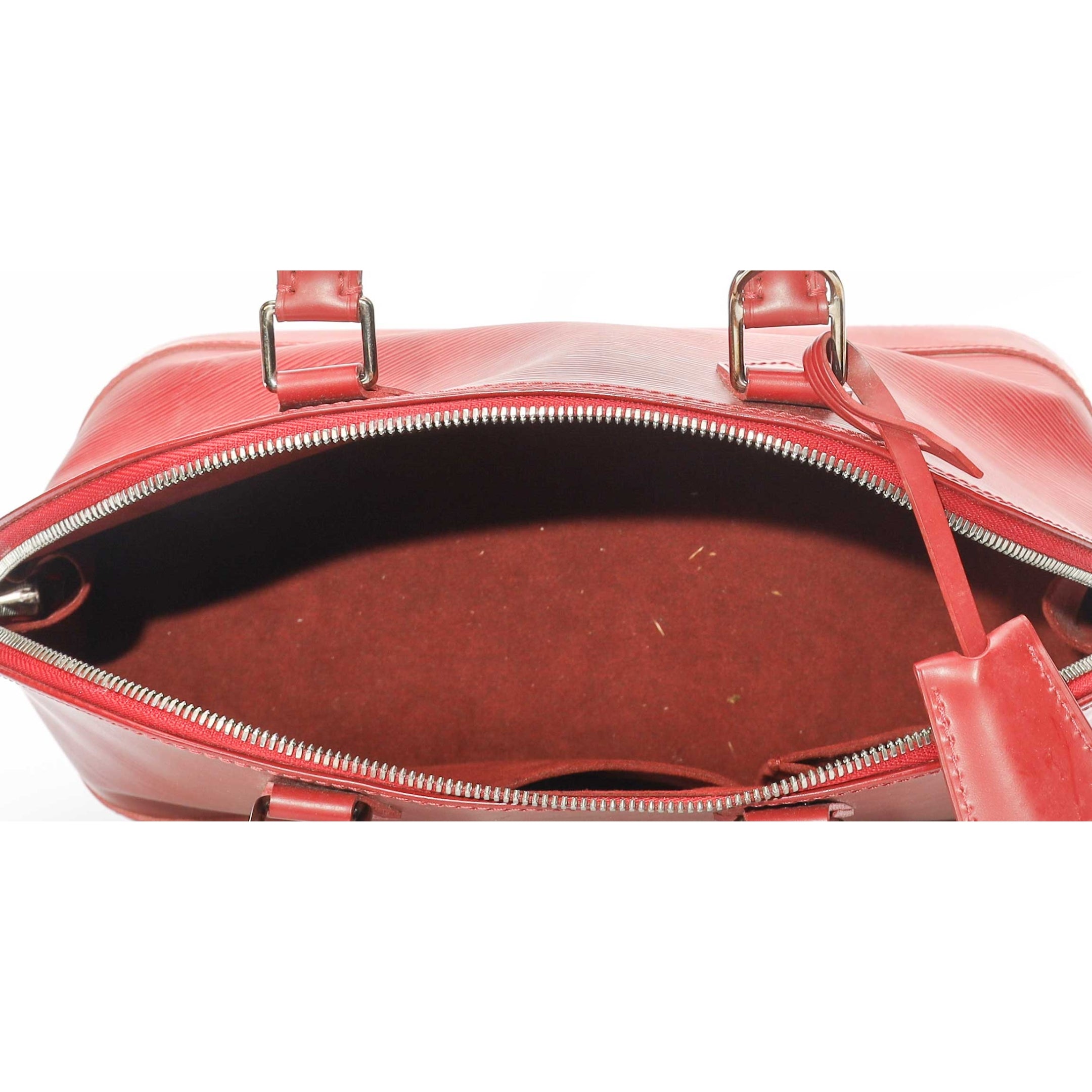 Louis Vuitton Red Epi Leather Alma PM Bag
