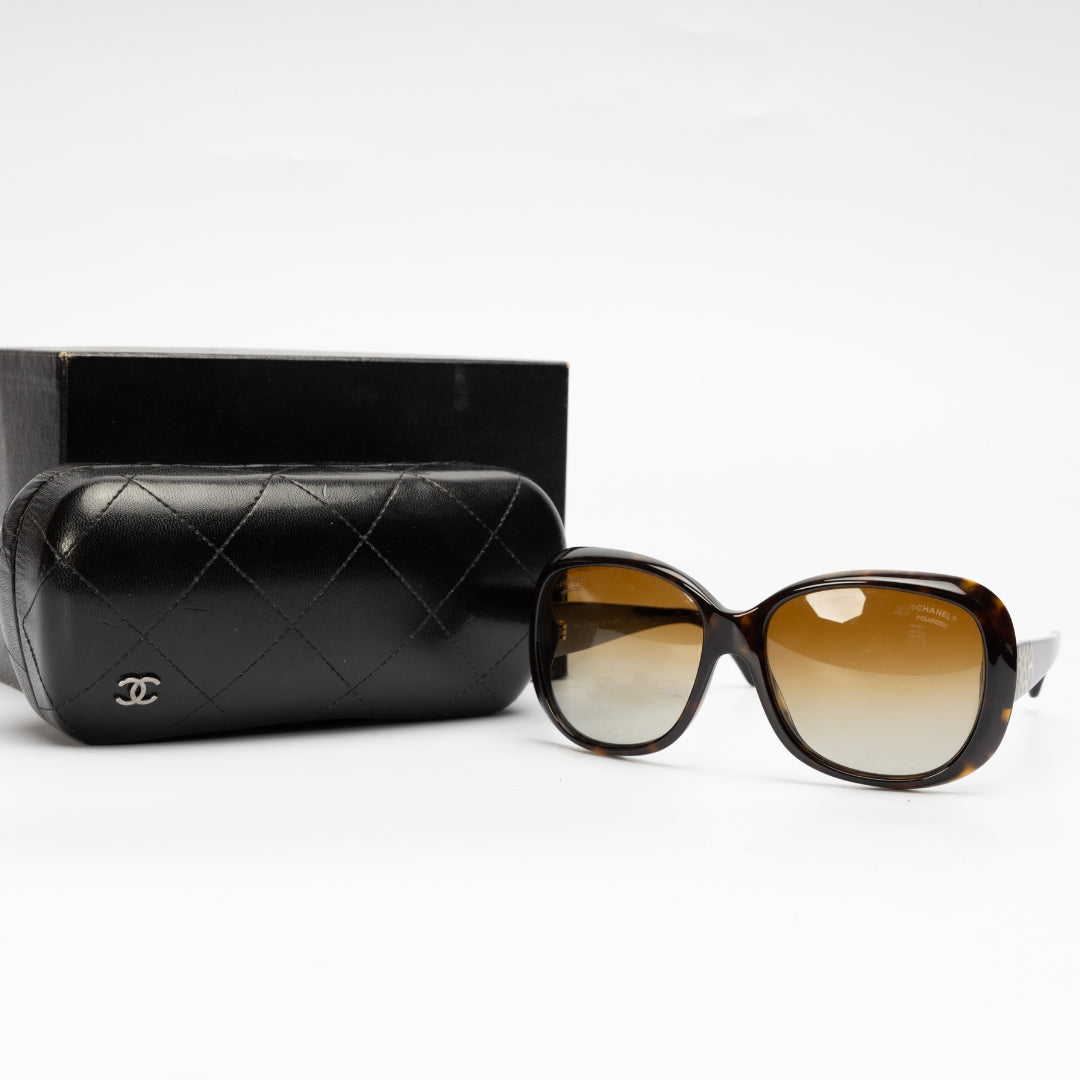 Chanel Tortoise Polarized Sunglasses