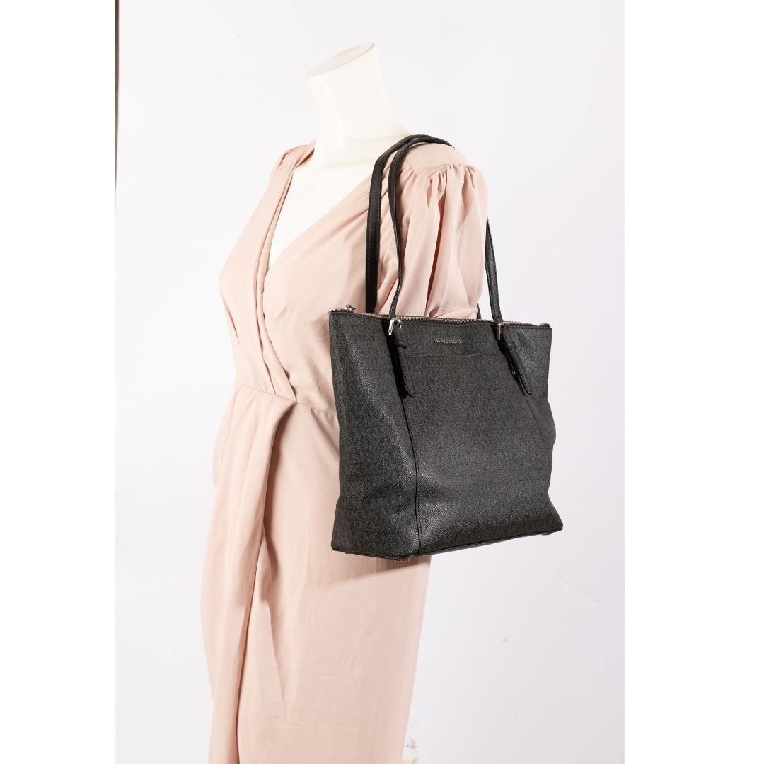 Michael Kors Ciara Black Logo Tote
