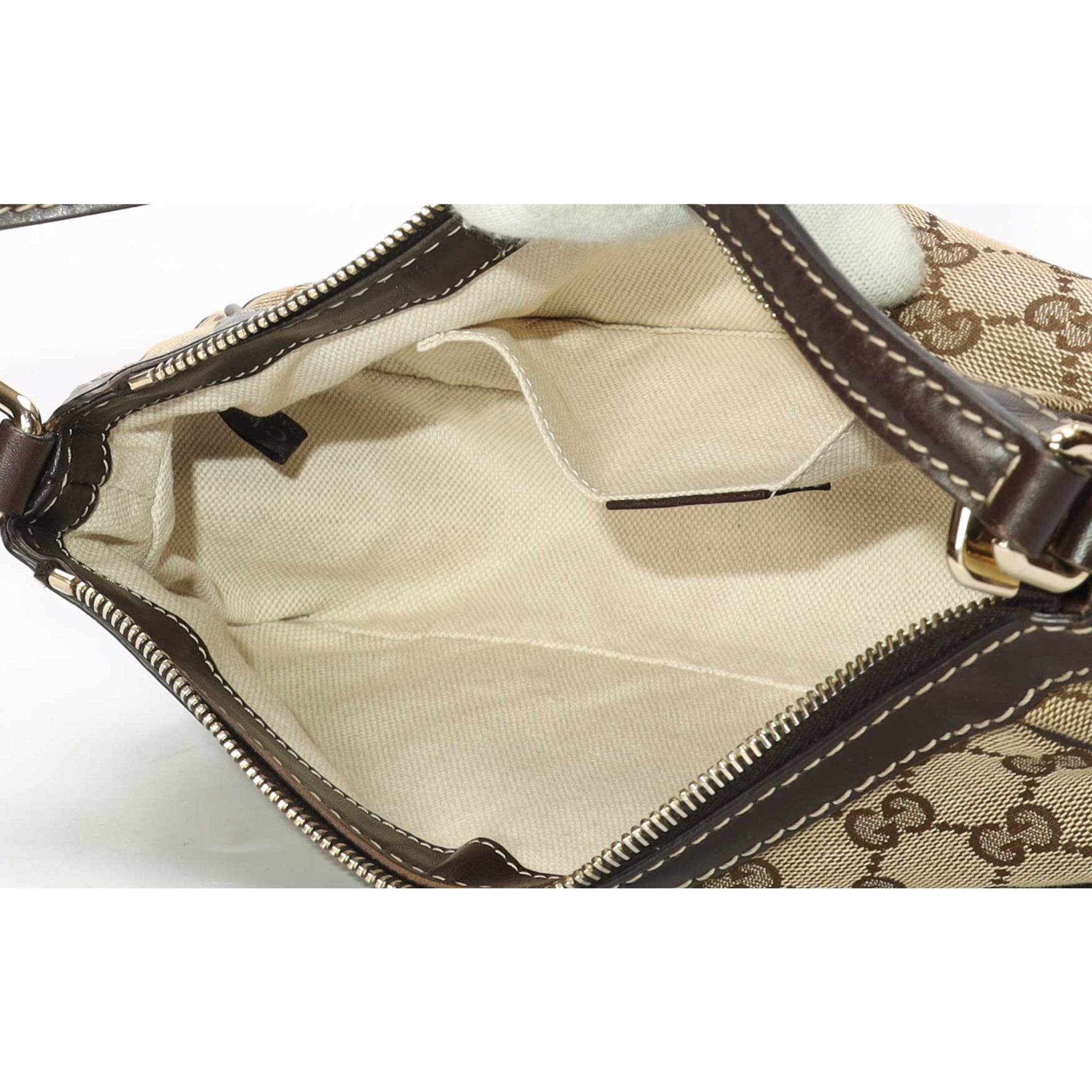 Gucci Beige GG Small Mayfair Bow Shoulder Bag