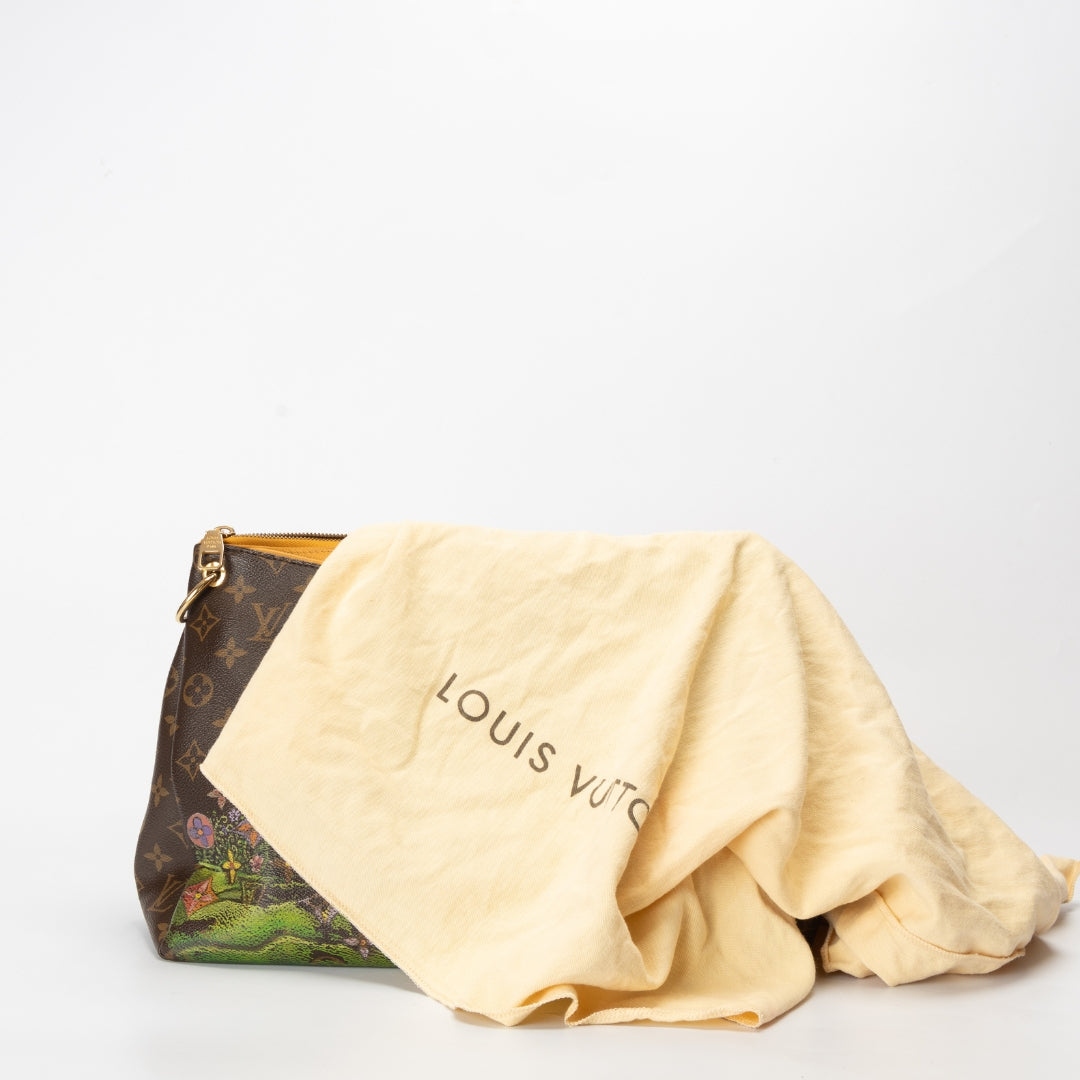Louis Vuitton Brown Canvas Monogram Pallas MM Bag