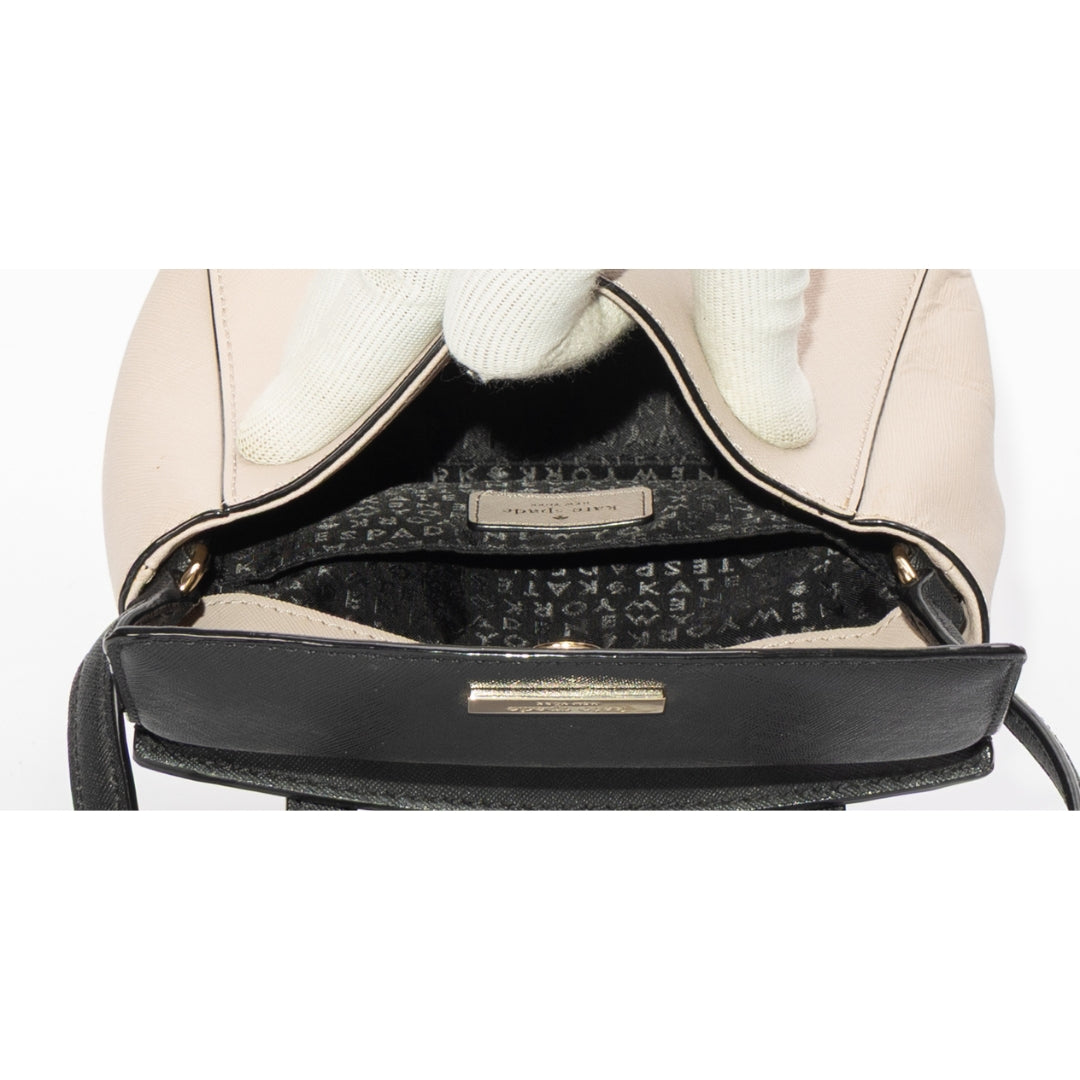 Kate Spade Black/Beige Laurel Way Alisanne Satchel
