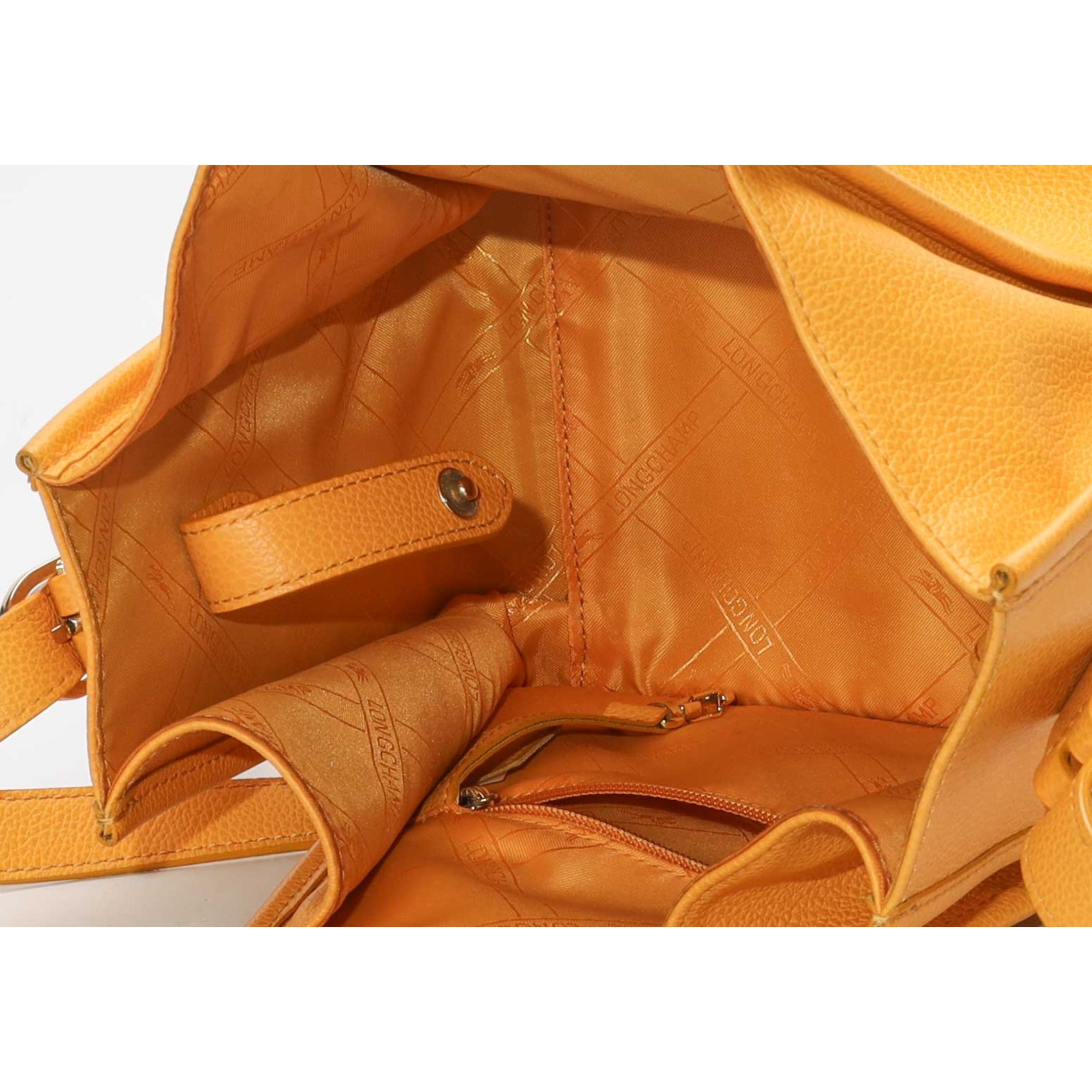 Longchamp Apricot Le Foulonne S Satchel