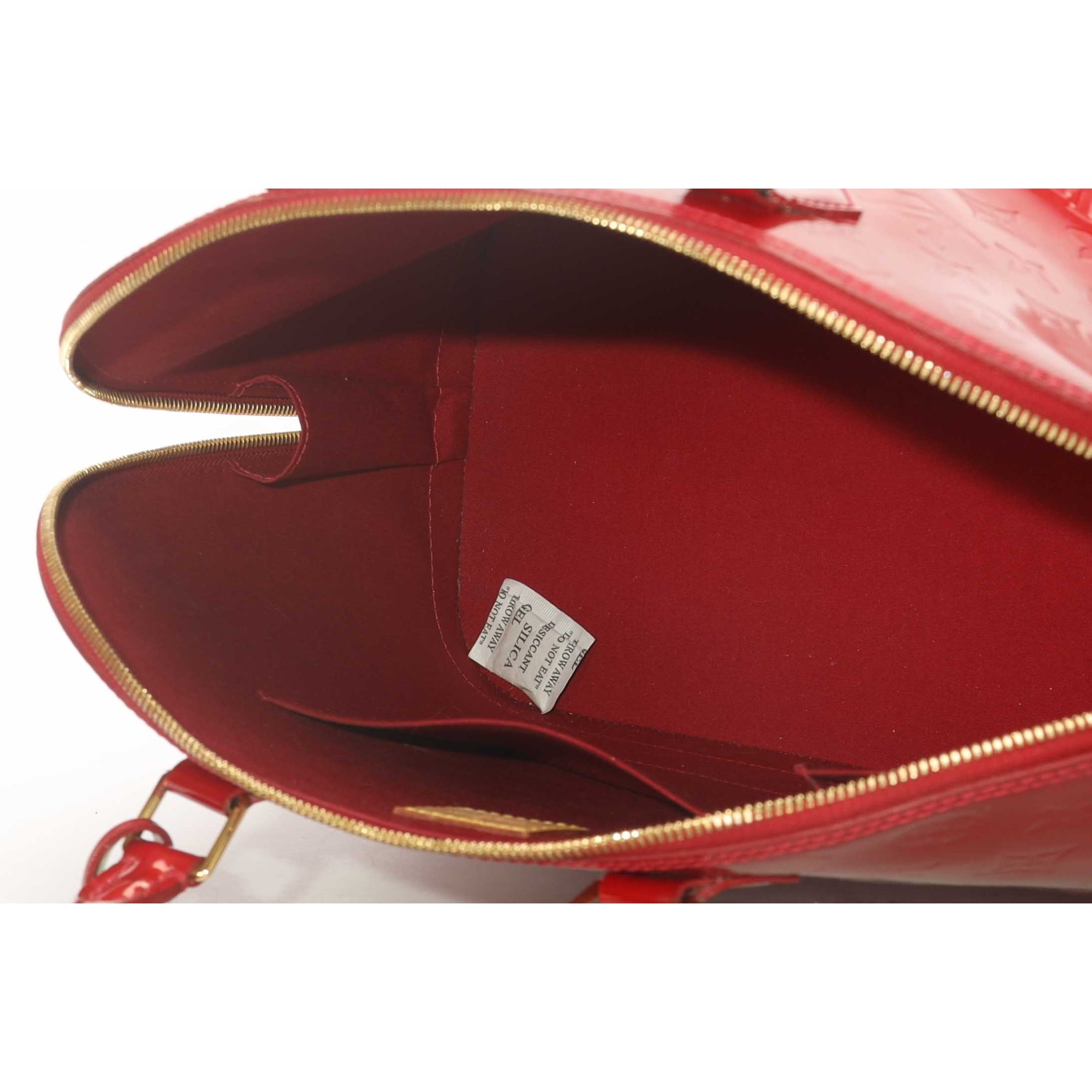 Louis Vuitton Monogram Vernis Alma Satchel