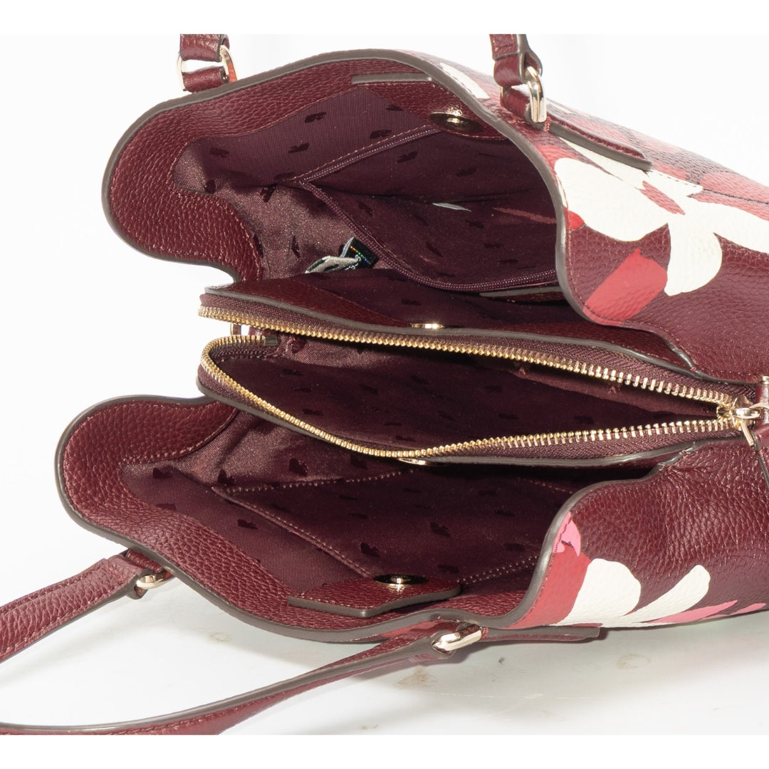 Kate Spade Jackson Floral Triple Compartment Shoulder Bag