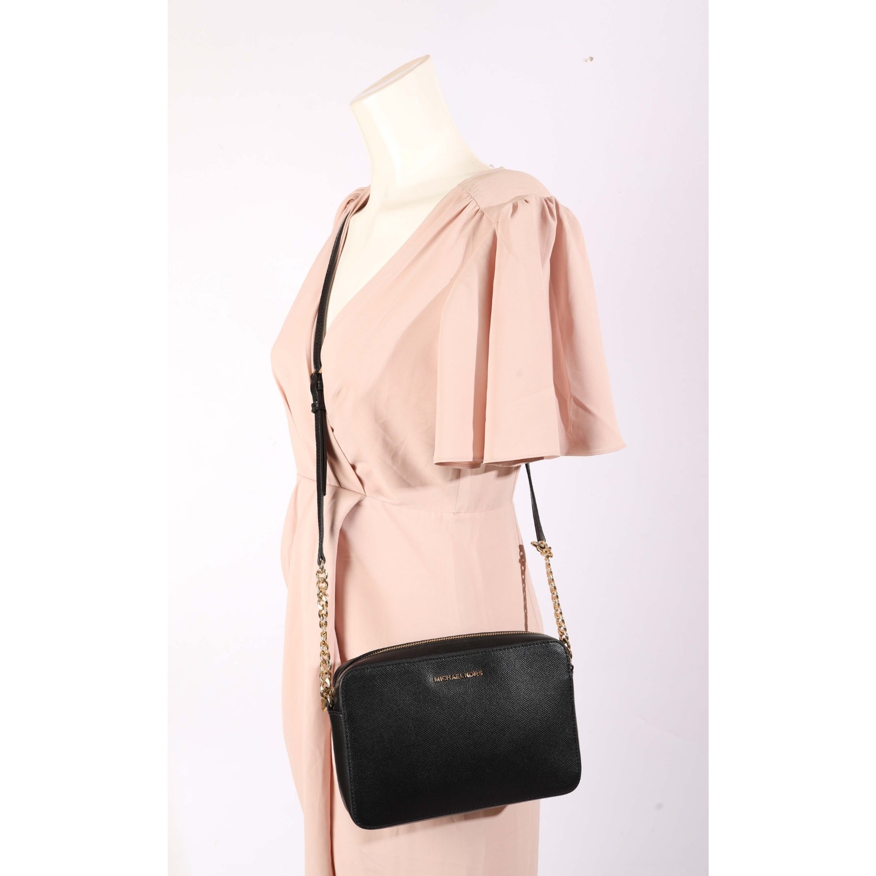 Michael Kors Jet Set Black Crossbody Bag