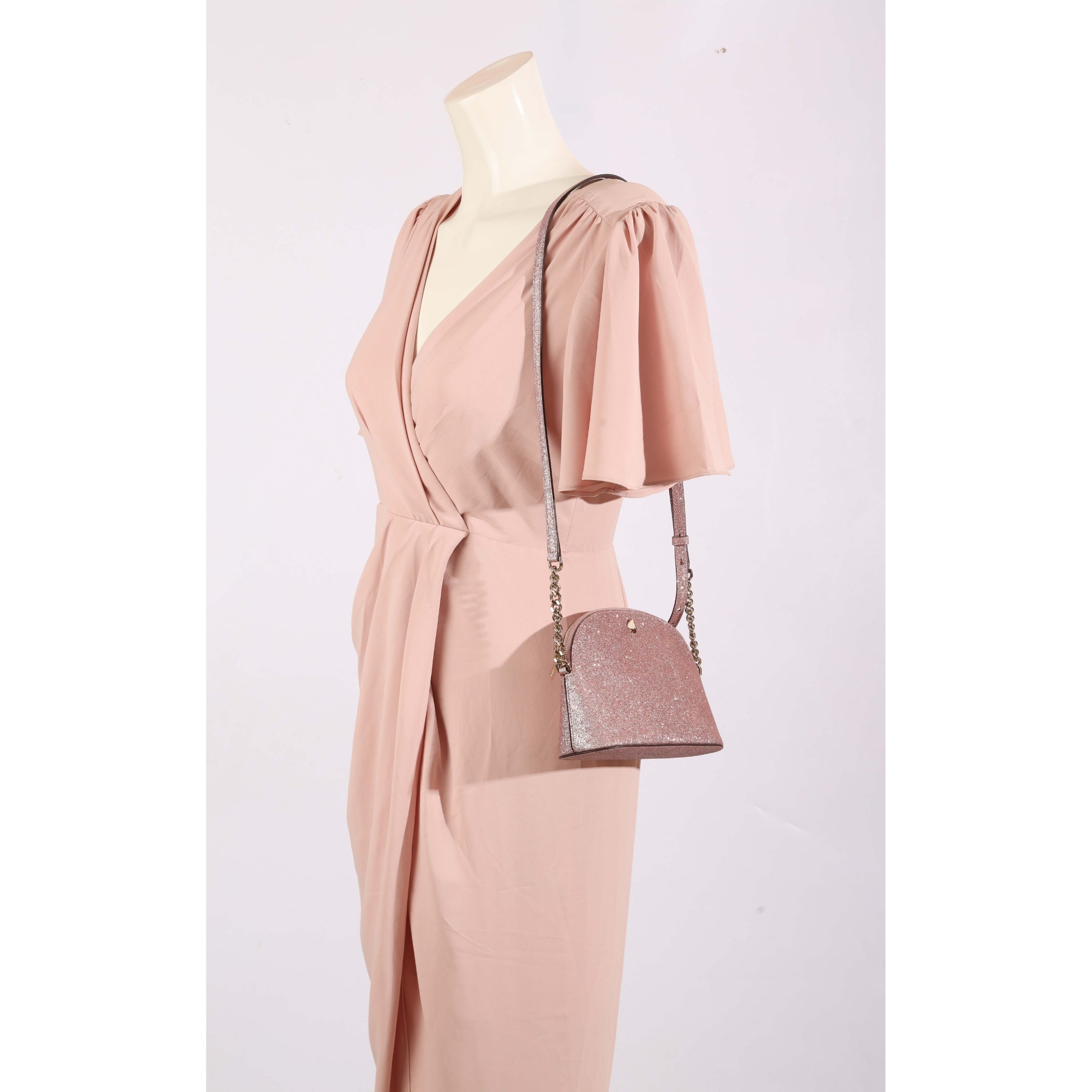 Kate Spade Burgess Court Dome Pink Crossbody Bag