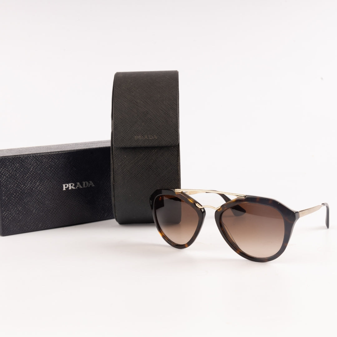 Prada Acetate Metal Cinema Sunglasses