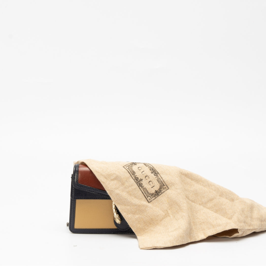 Gucci Dionysus Super Mini Tri-color Crossbody Bag