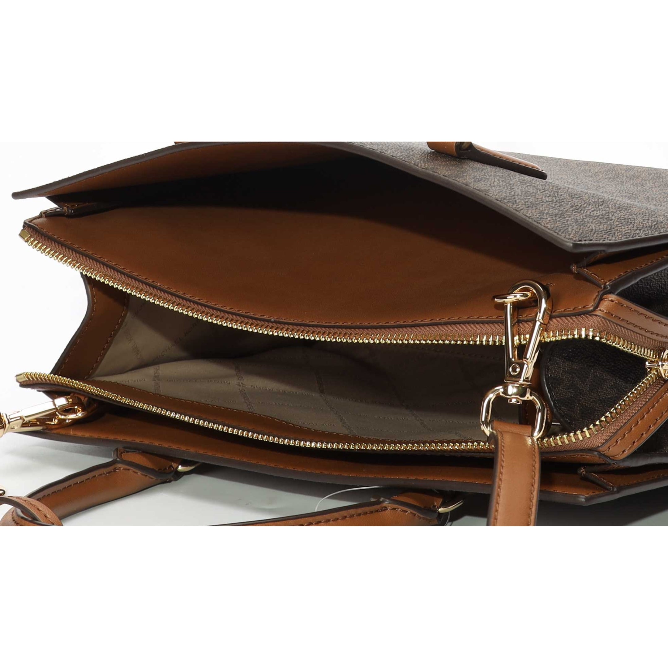 Michael Kors Marilyn Signature Logo Convertible Satchel