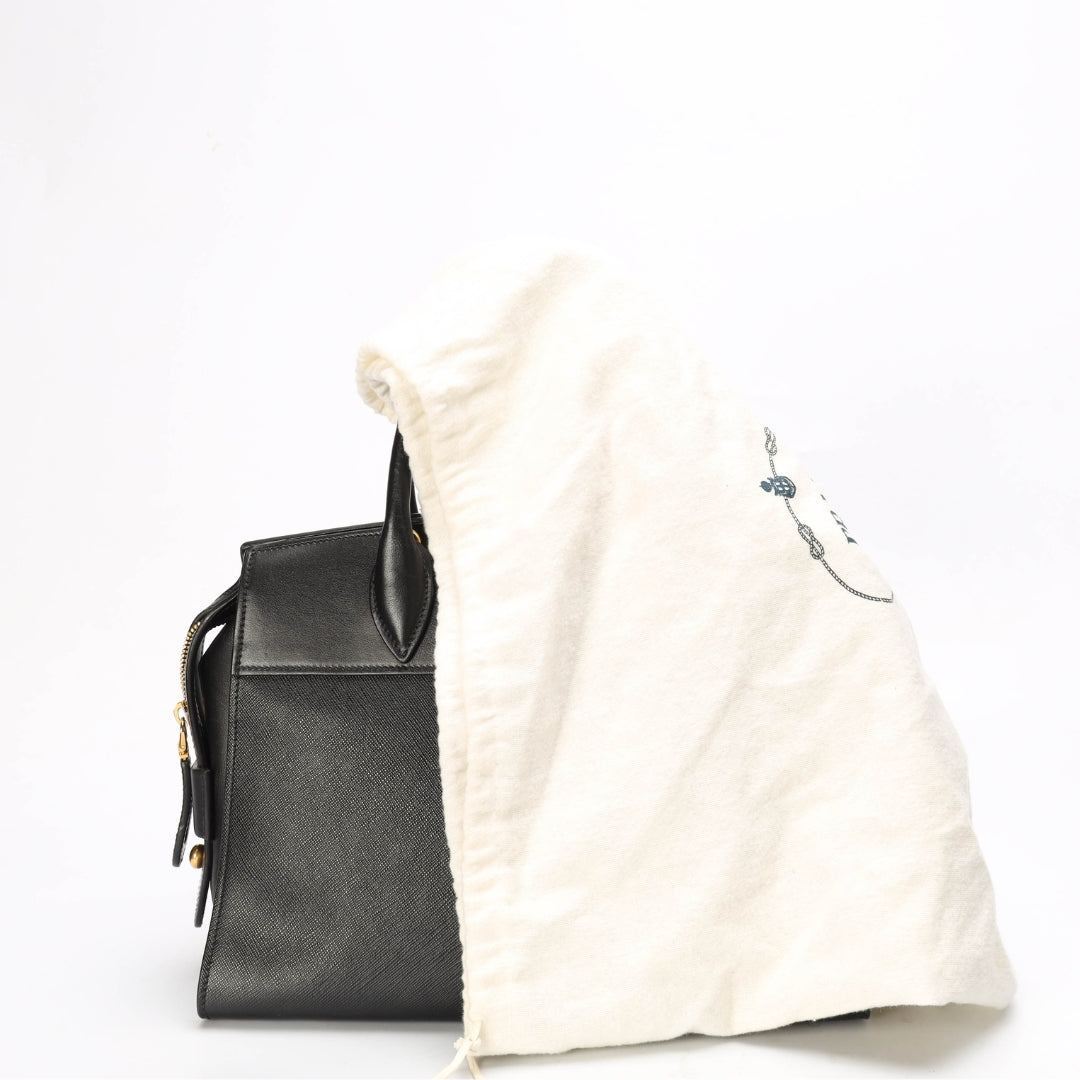 Prada Black Esplanade Convertible Tote