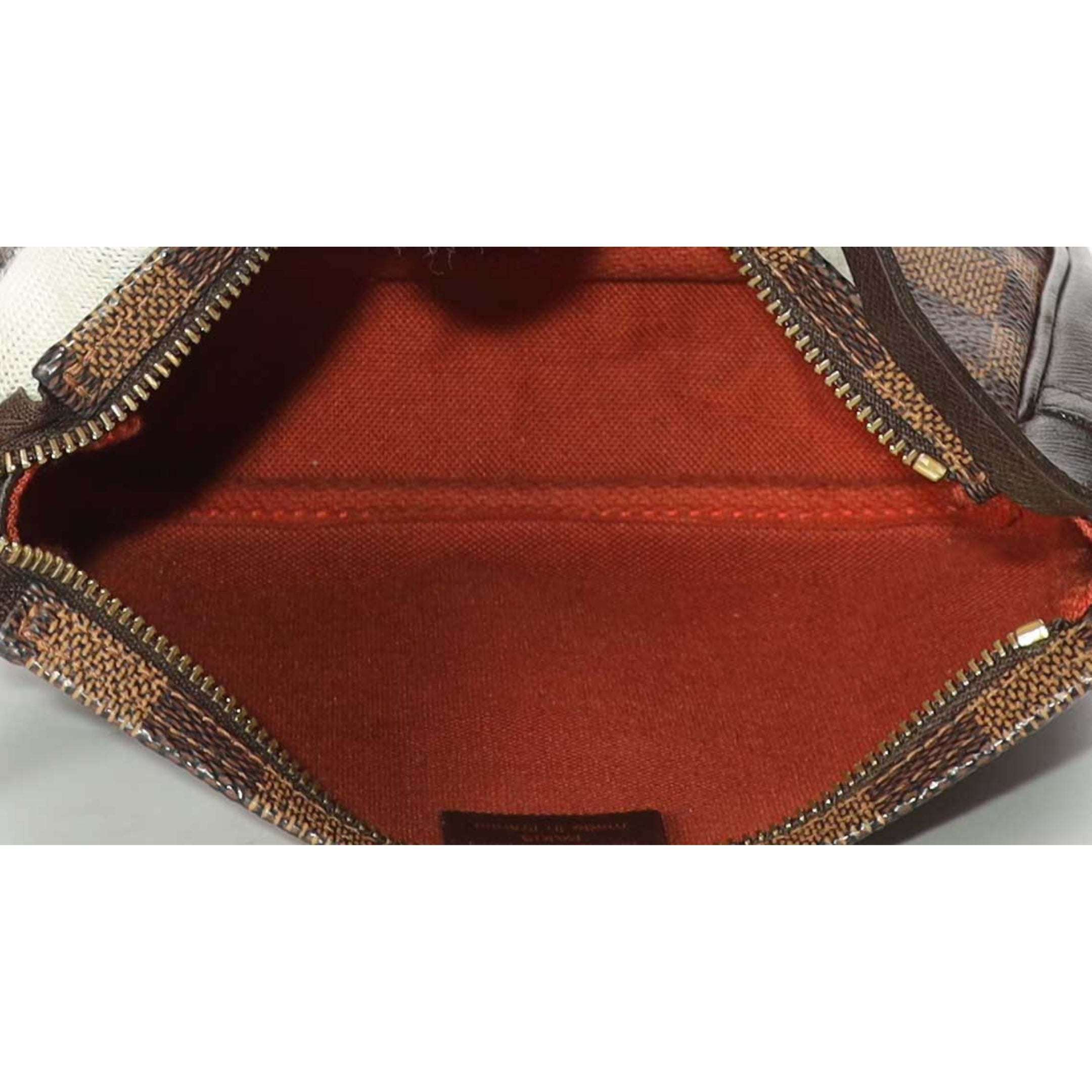 Louis Vuitton Damier Ebene Canvas Trousse Pochette Bag
